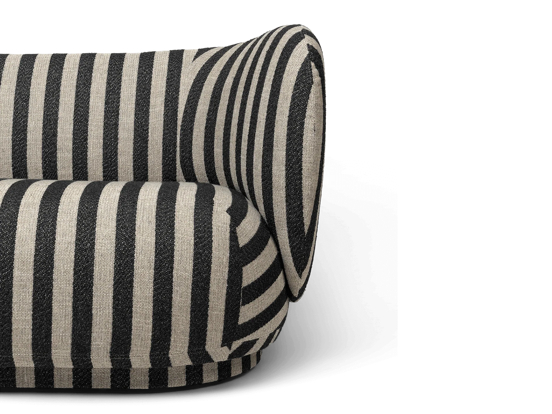 Rico Sofa 2-seater - Louisiana - Sand/Black - UK - Image 3