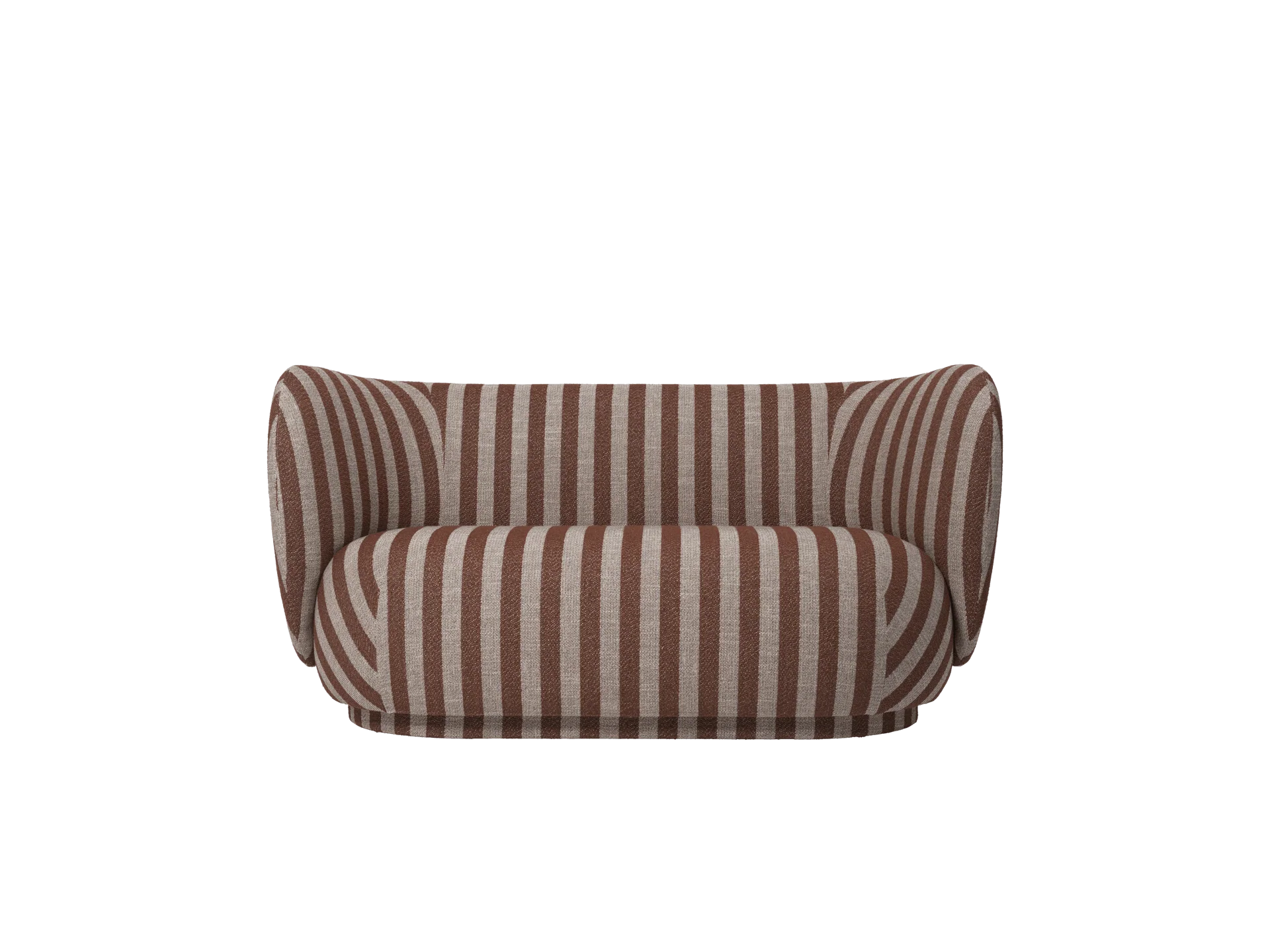 Rico Sofa 2-seater - Louisiana - Sand/Chocolate - UK
