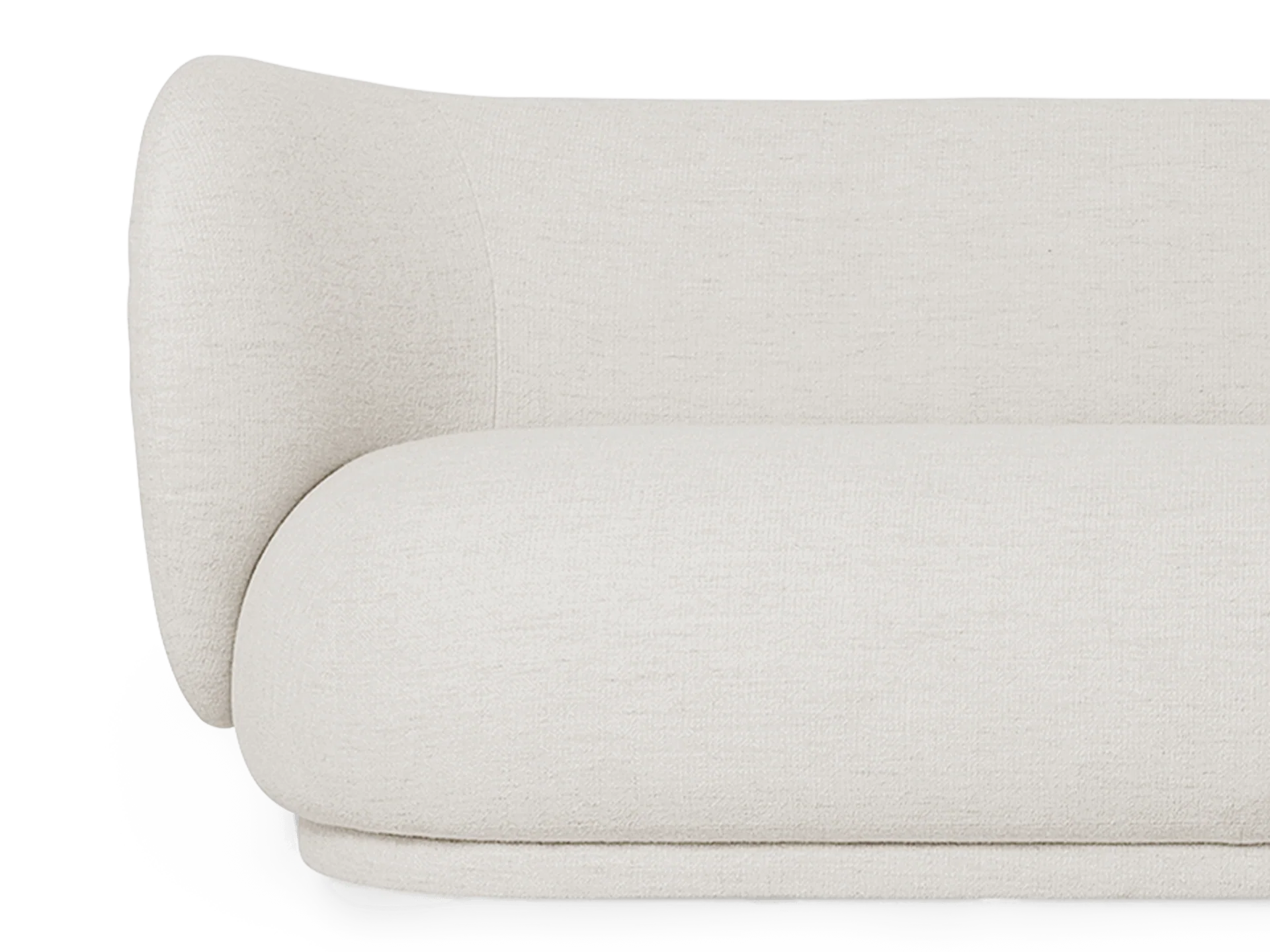 Rico Sofa 3-seater - Bouclé - Off-White - UK - Image 2