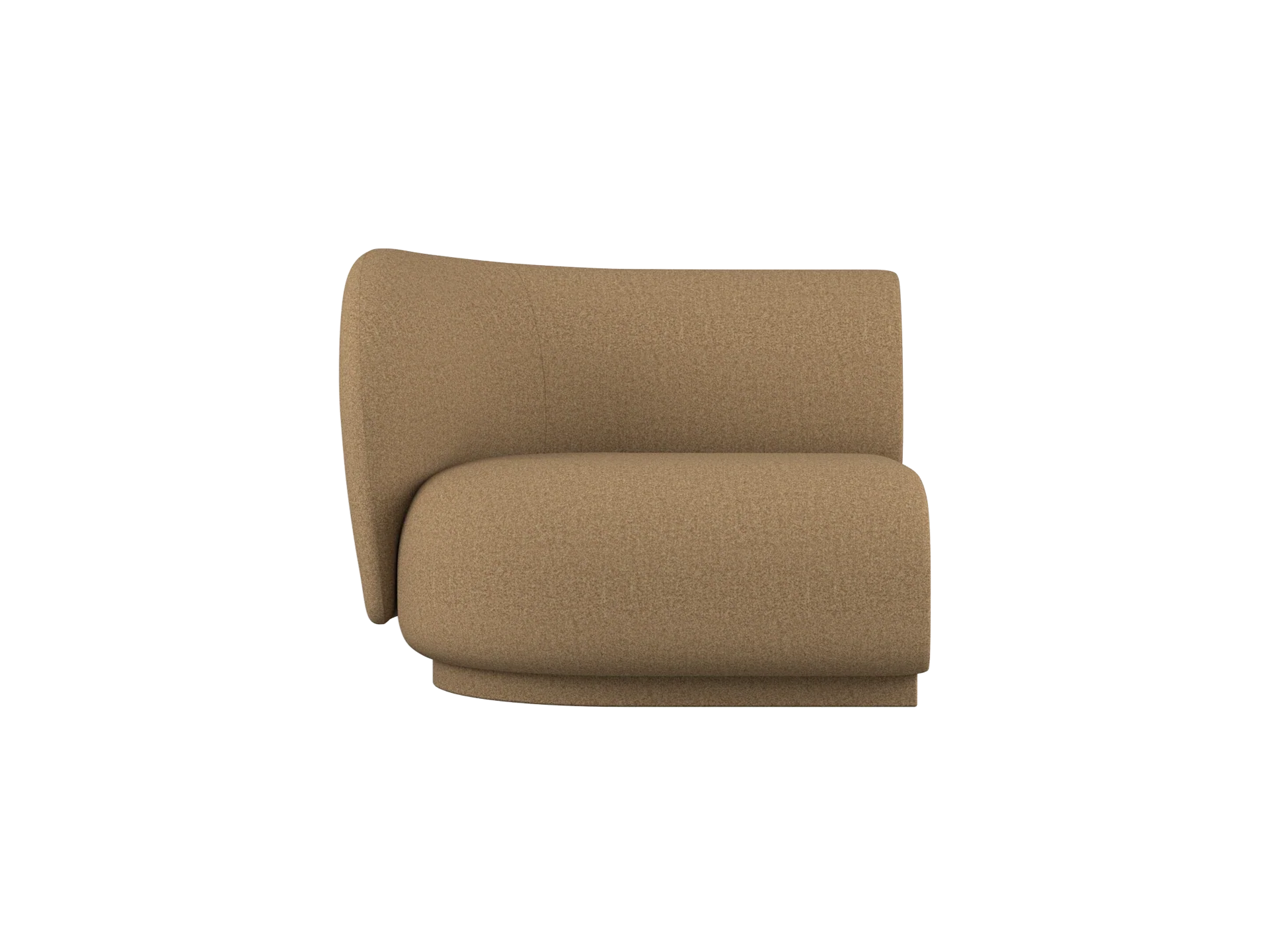 Rico Sofa Armrest Left - Raw Bouclé - Tan - UK