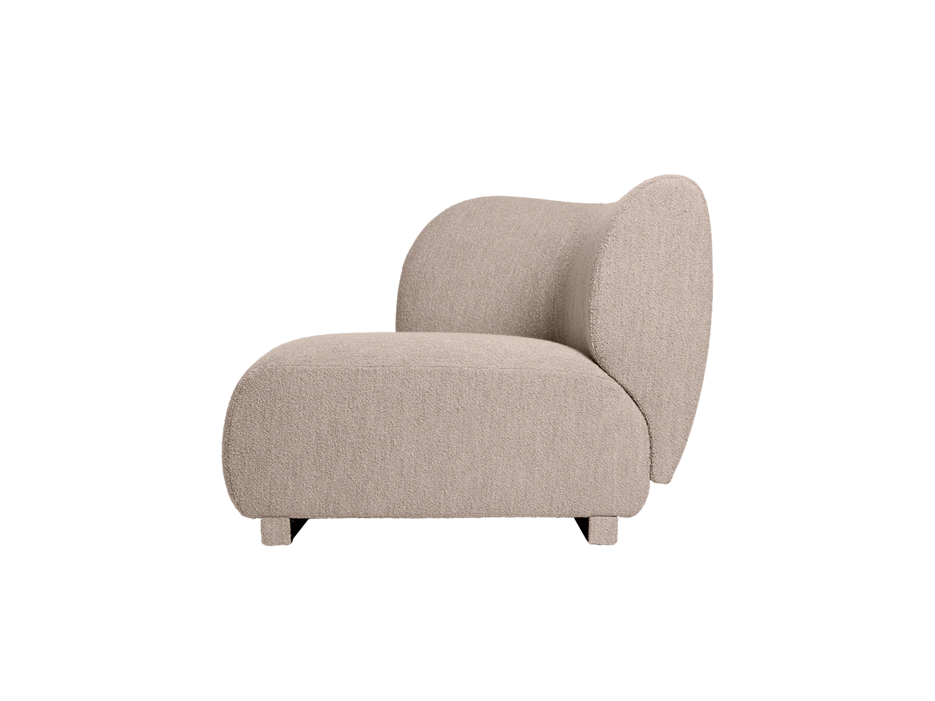 Rico Sofa Armrest Left - Soft Bouclé - Natural - UK - Image 6