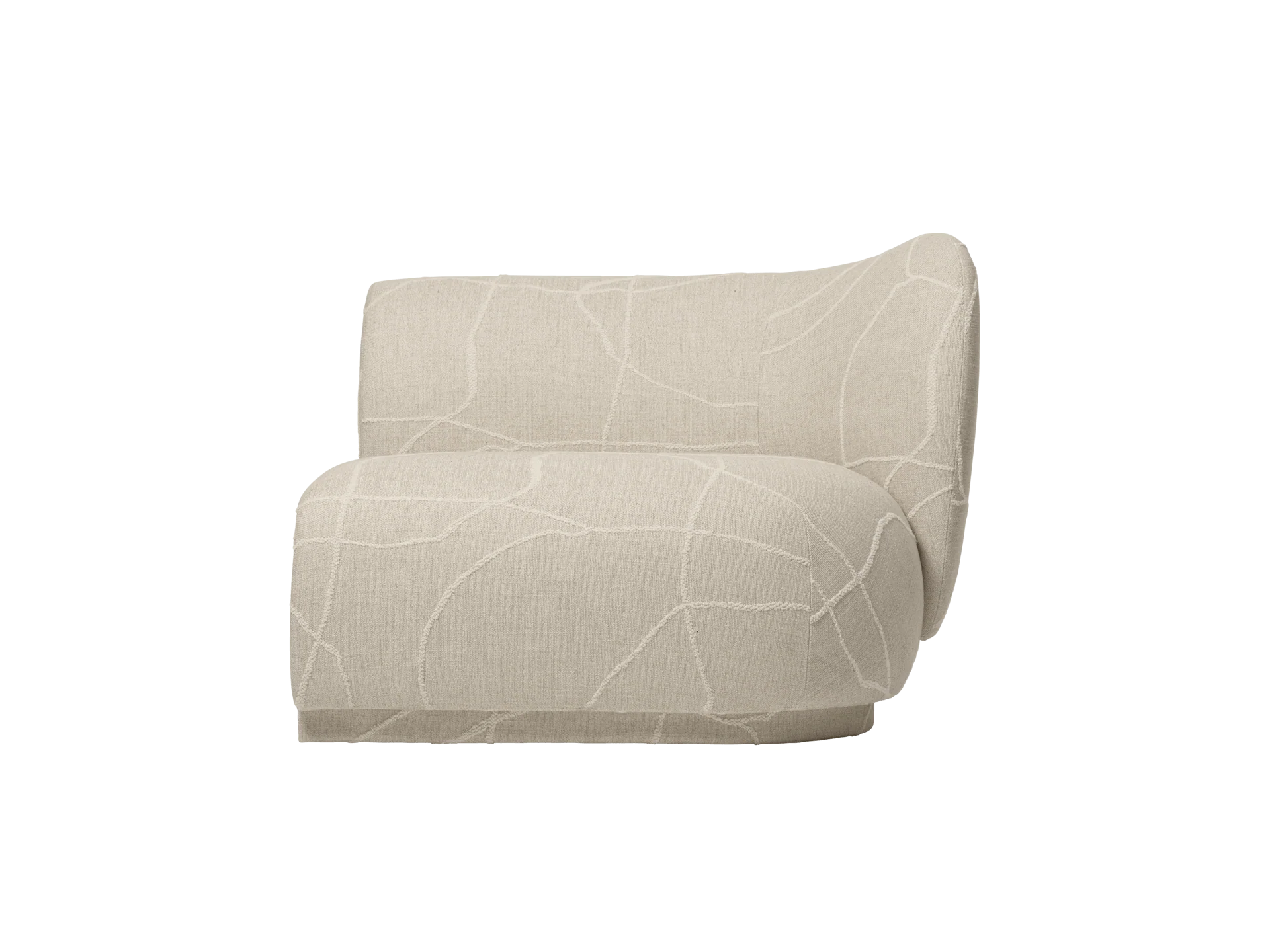 Rico Sofa Armrest Right - Can Lis - Sand/Off-White - UK