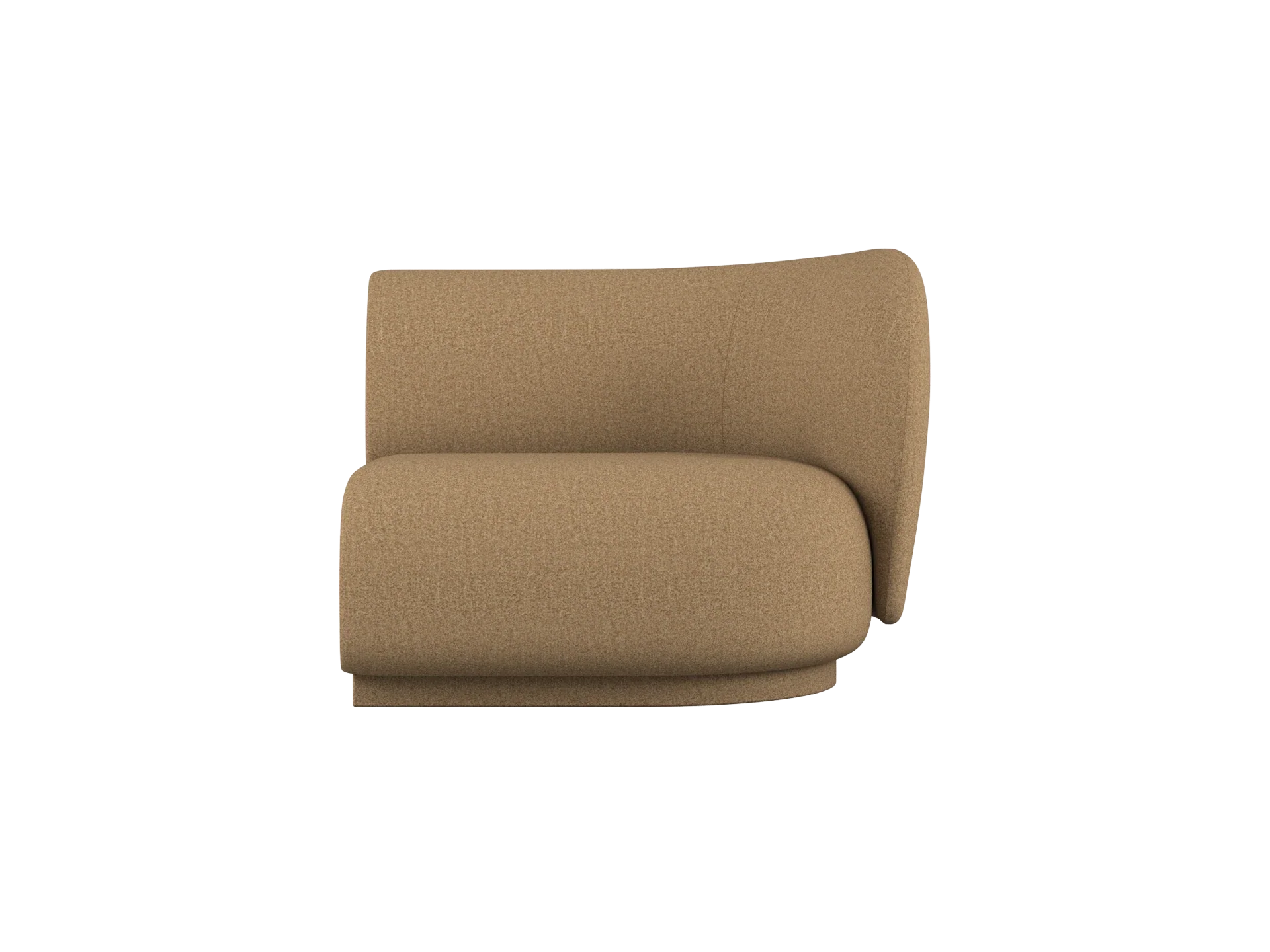 Rico Sofa Armrest Right - Raw Bouclé - Tan - UK