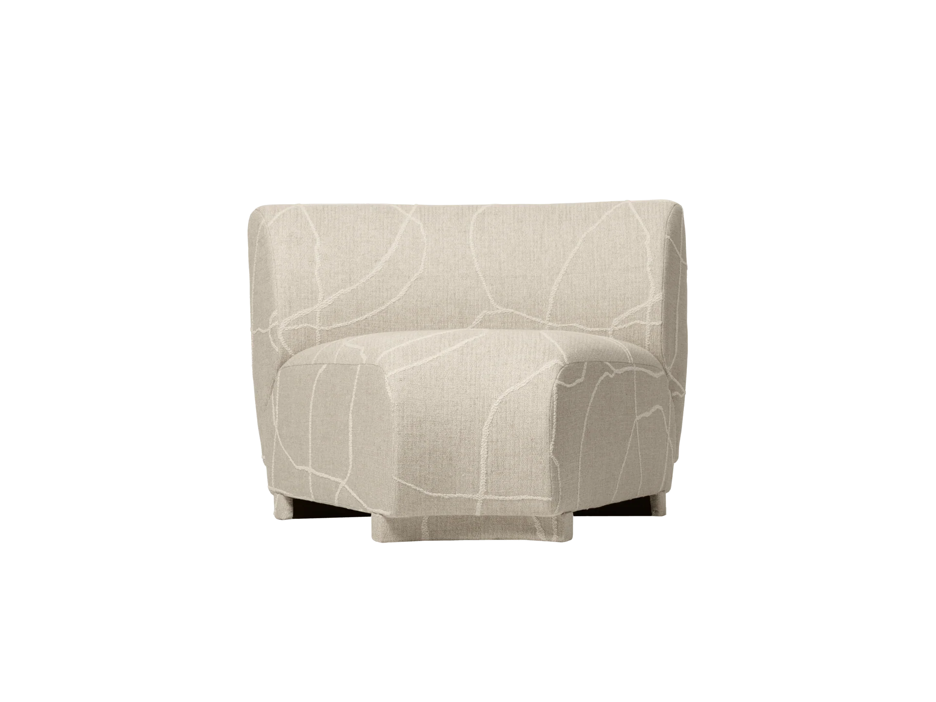 Rico Sofa Corner - Narrow - Can Lis - Sand/Off-White - UK