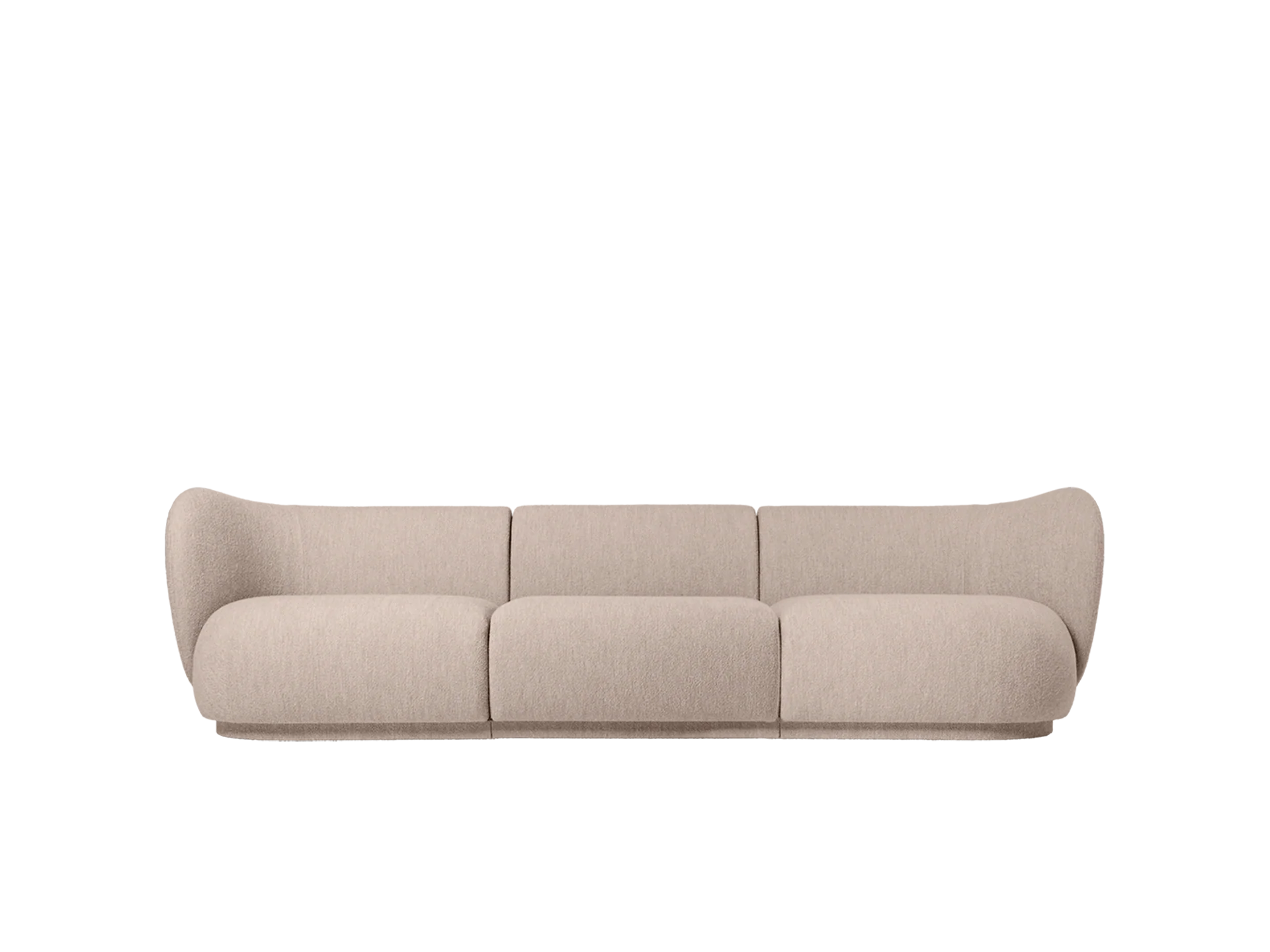 Rico Sofa Armrest Right - Soft Bouclé - Natural - UK - Image 9