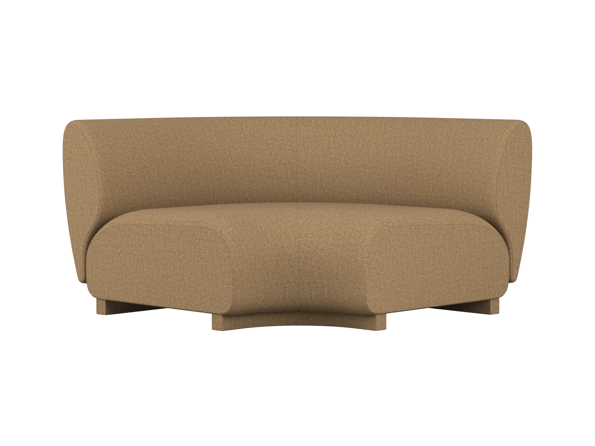 Rico Sofa Corner - Wide - Raw Bouclé - Tan - UK