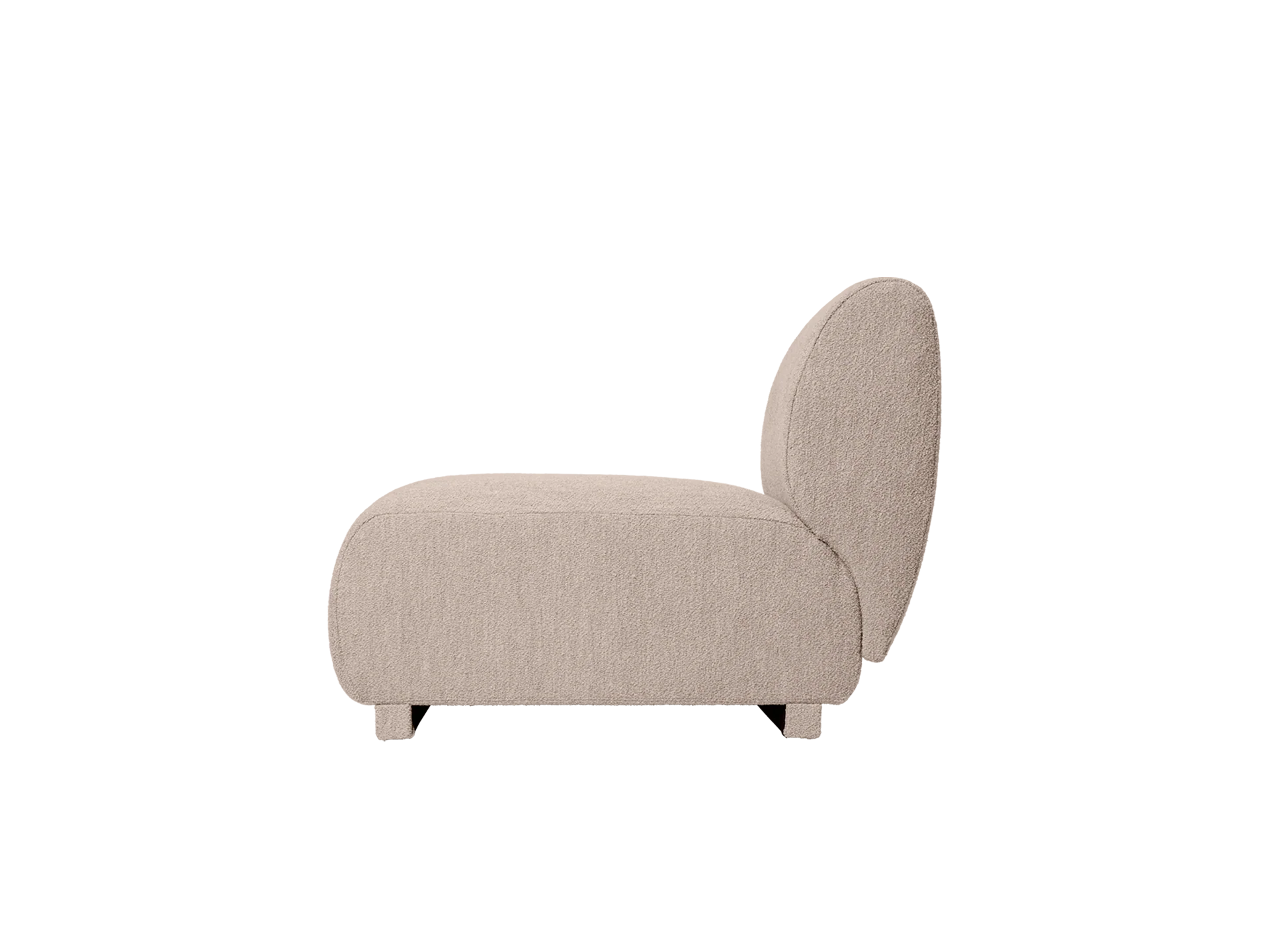 Rico Sofa Open End Left - Soft Bouclé - Natural - UK - Image 8
