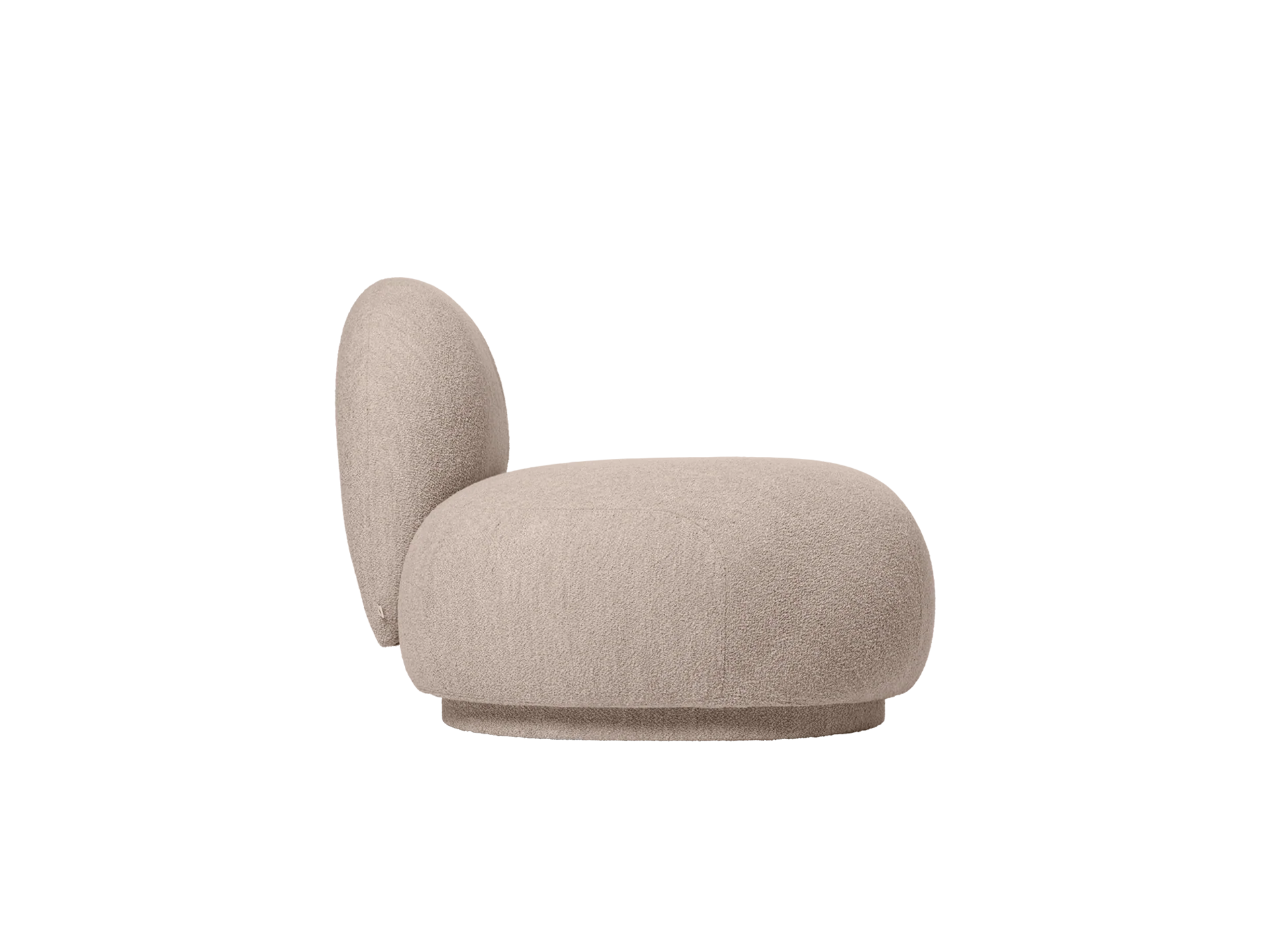 Rico Sofa Open End Left - Soft Bouclé - Natural - UK - Image 9