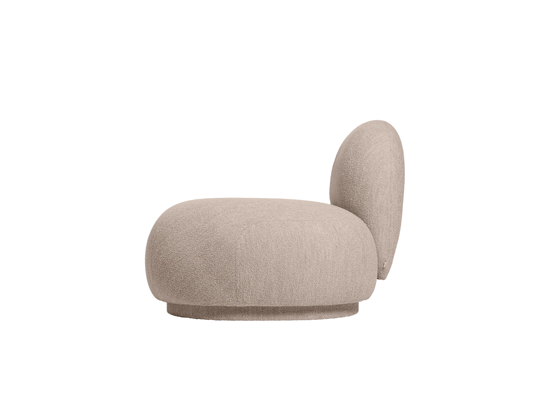 Rico Sofa Open End Right - Soft Bouclé - Natural - UK - Image 3