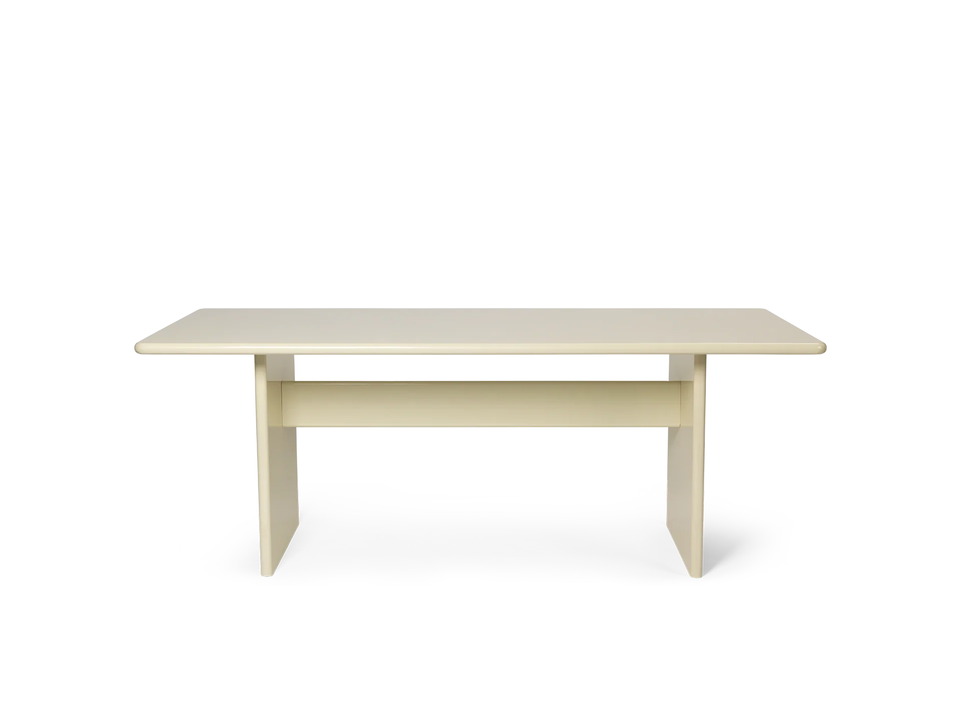 Rink Dining Table - 200 x 90 - Eggshell