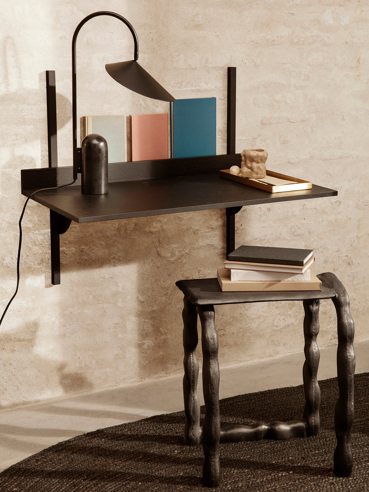 Sector Desk - Black Ash/Black Brass - Image 2