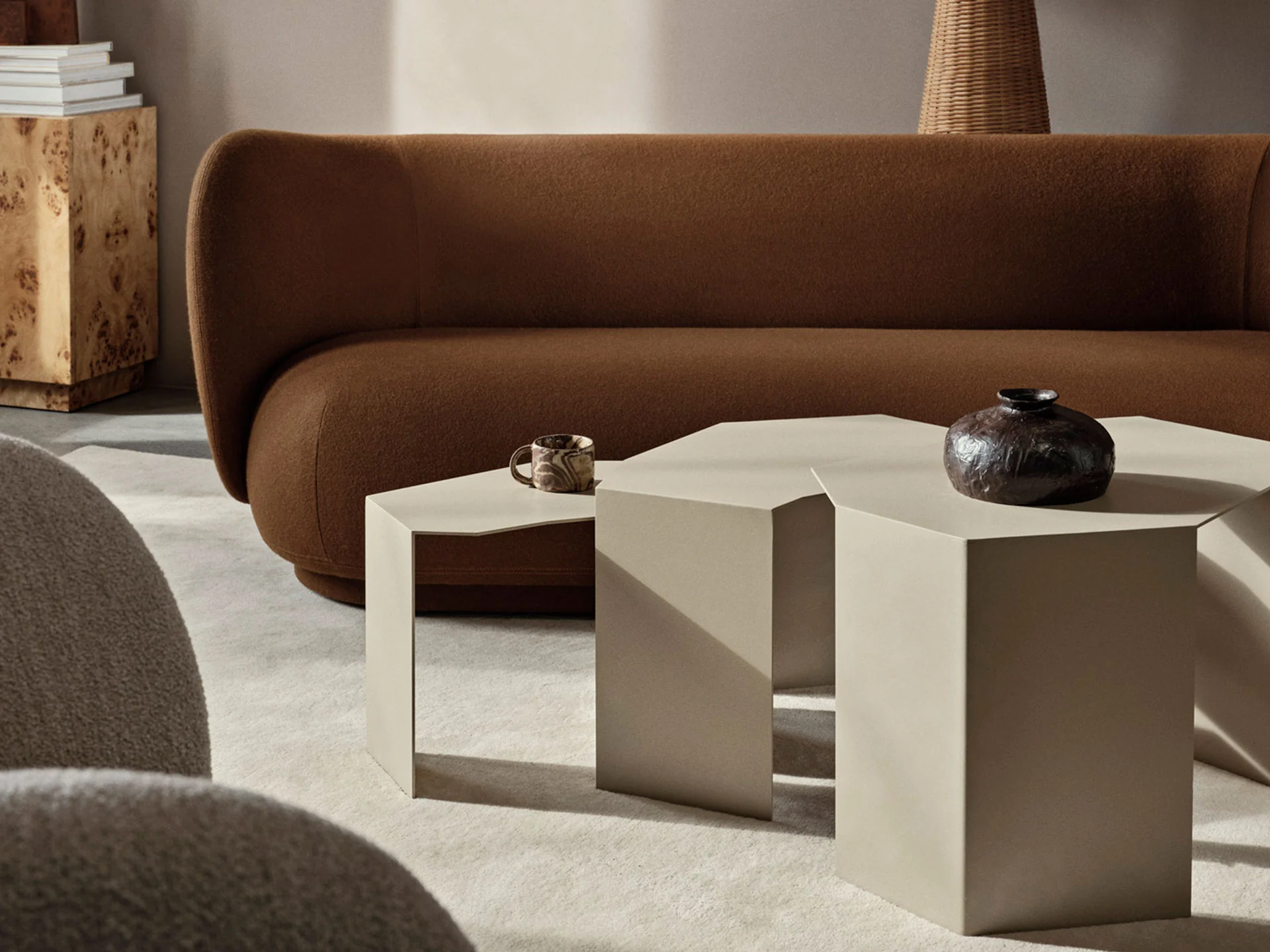 Shard Cluster Tables - Set of 3 - Cashmere - Image 2