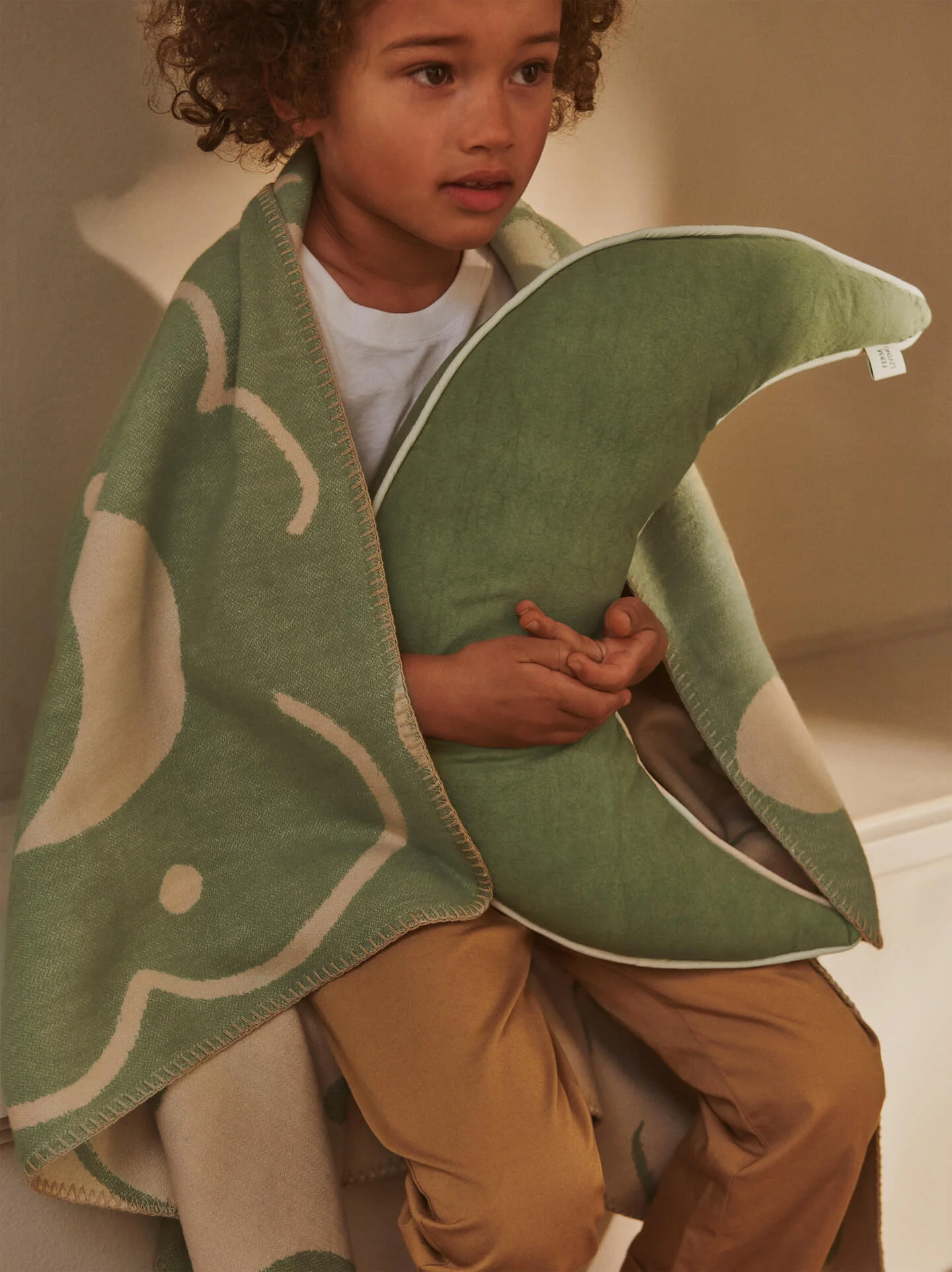 Skye Blanket - Tea Green/Parchment - Image 3