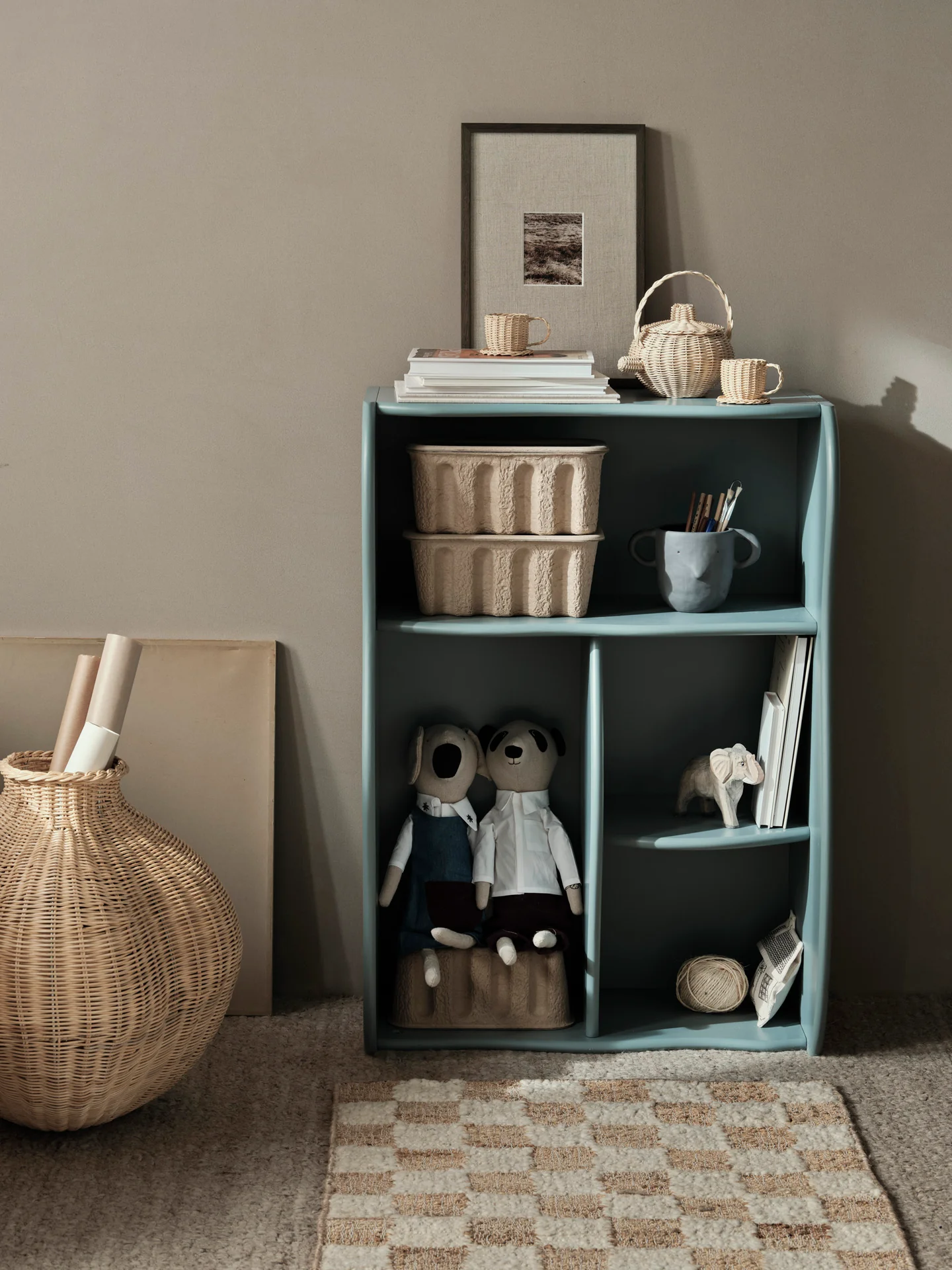 Slope Bookcase - Storm - Image 2