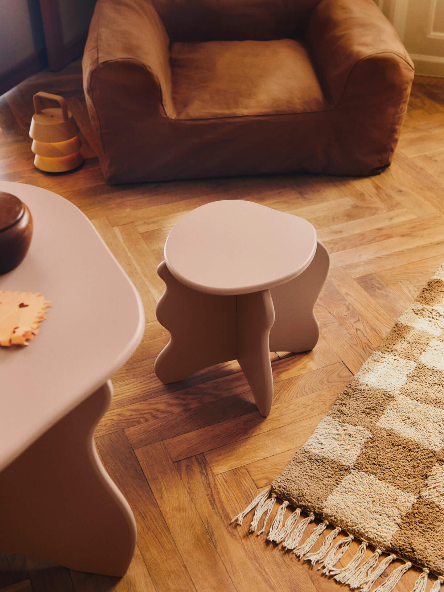 Slope Stool - Rose - Image 2