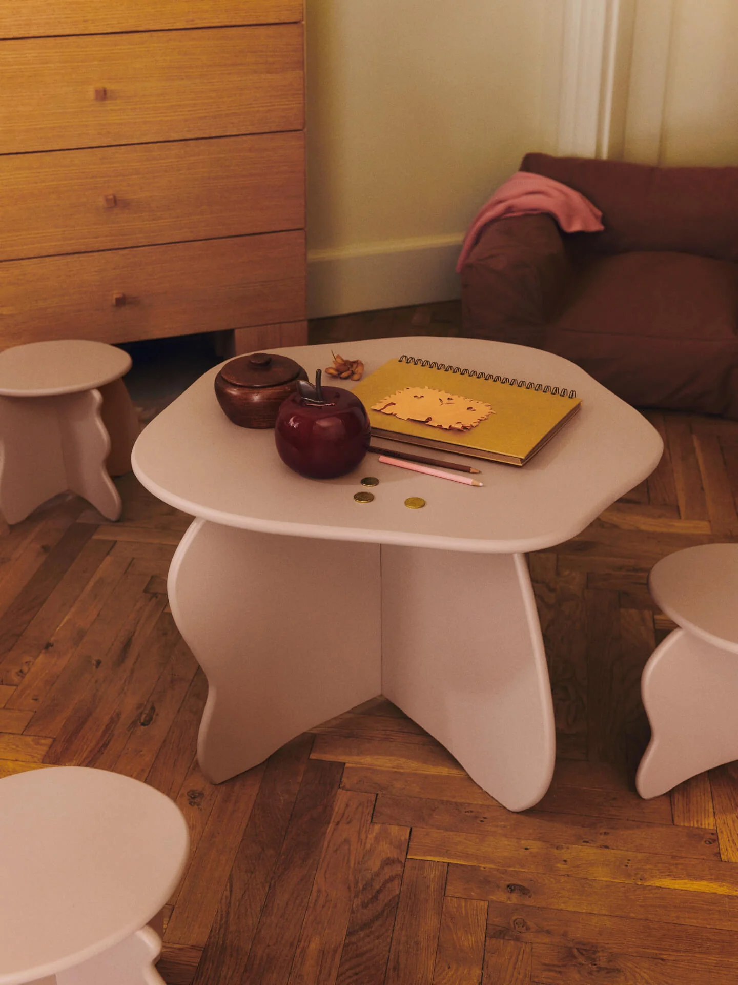 Slope Stool - Rose - Image 3