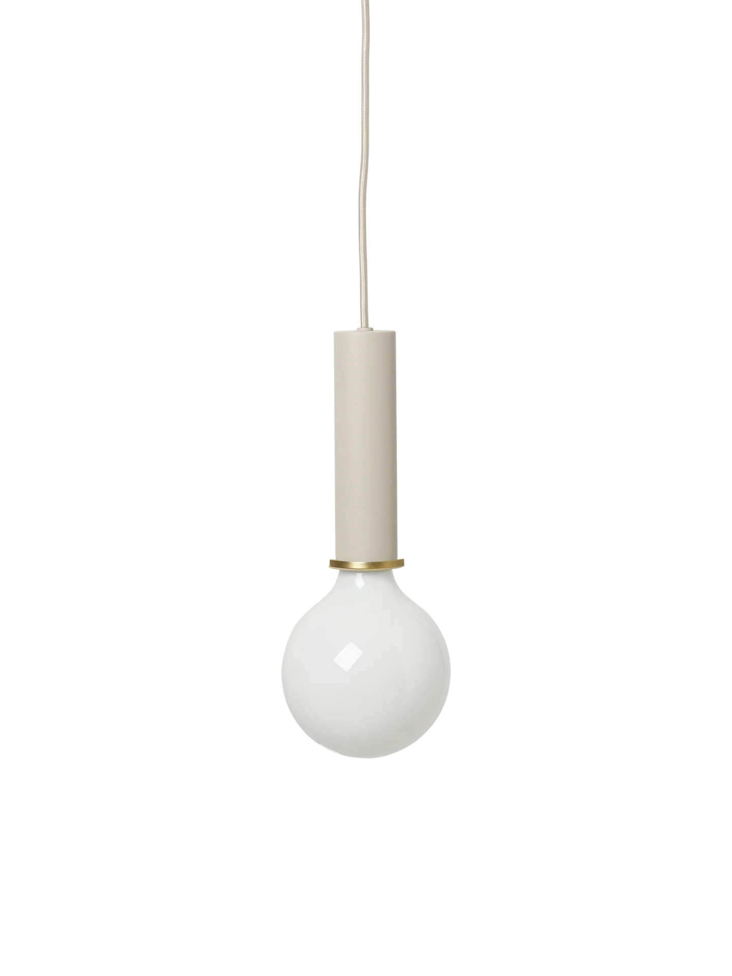 Socket Pendant High - Light Grey