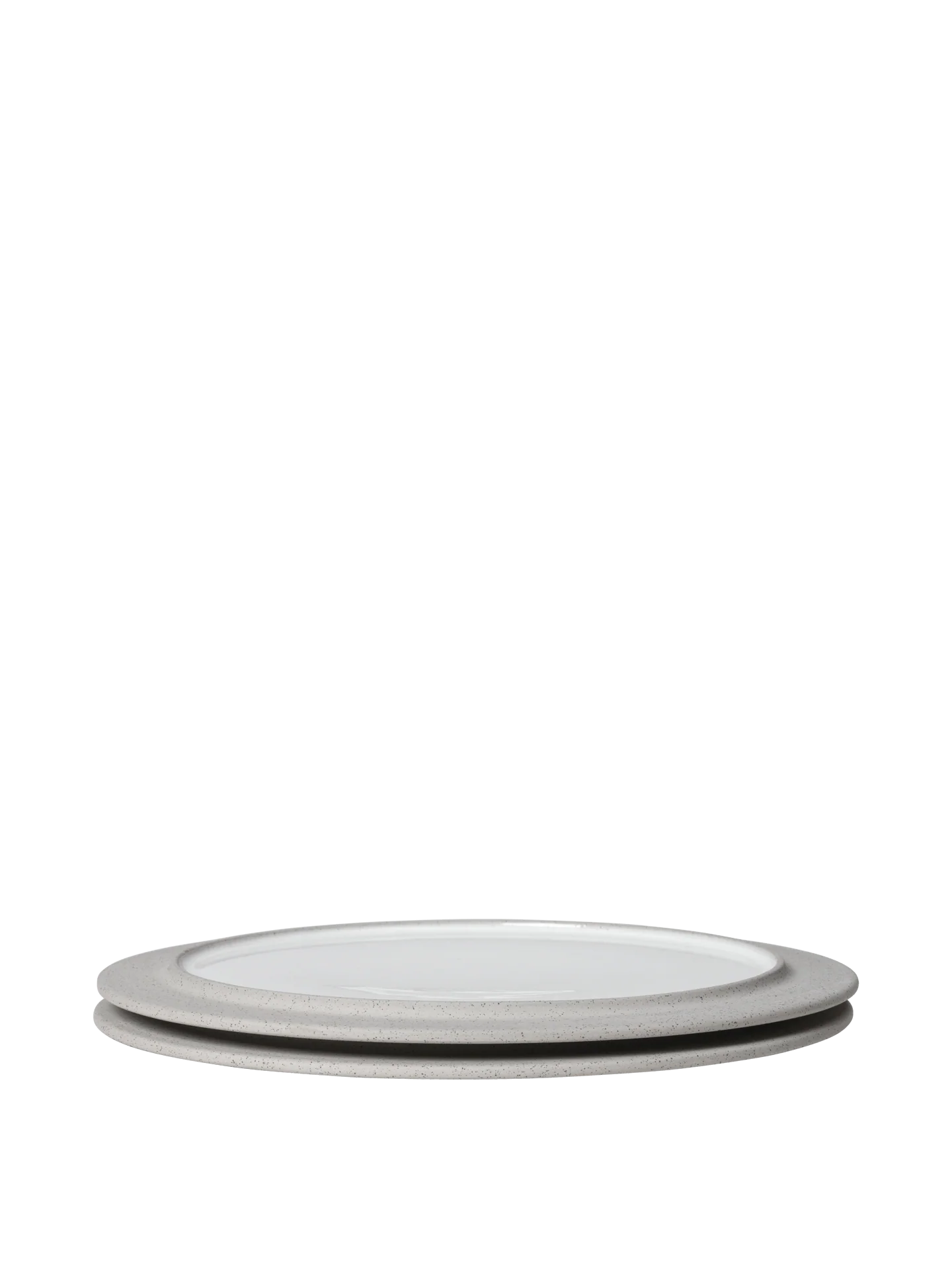 Sonae Dinner Plates - Ø28 - Set of 2 - Grey/White - Image 8