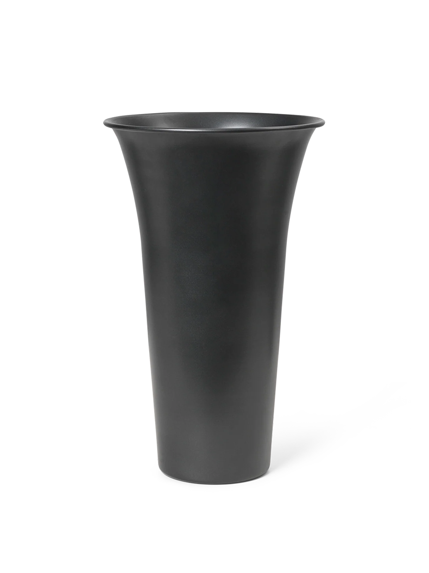 Spun Alu Vase - Blackened Aluminium