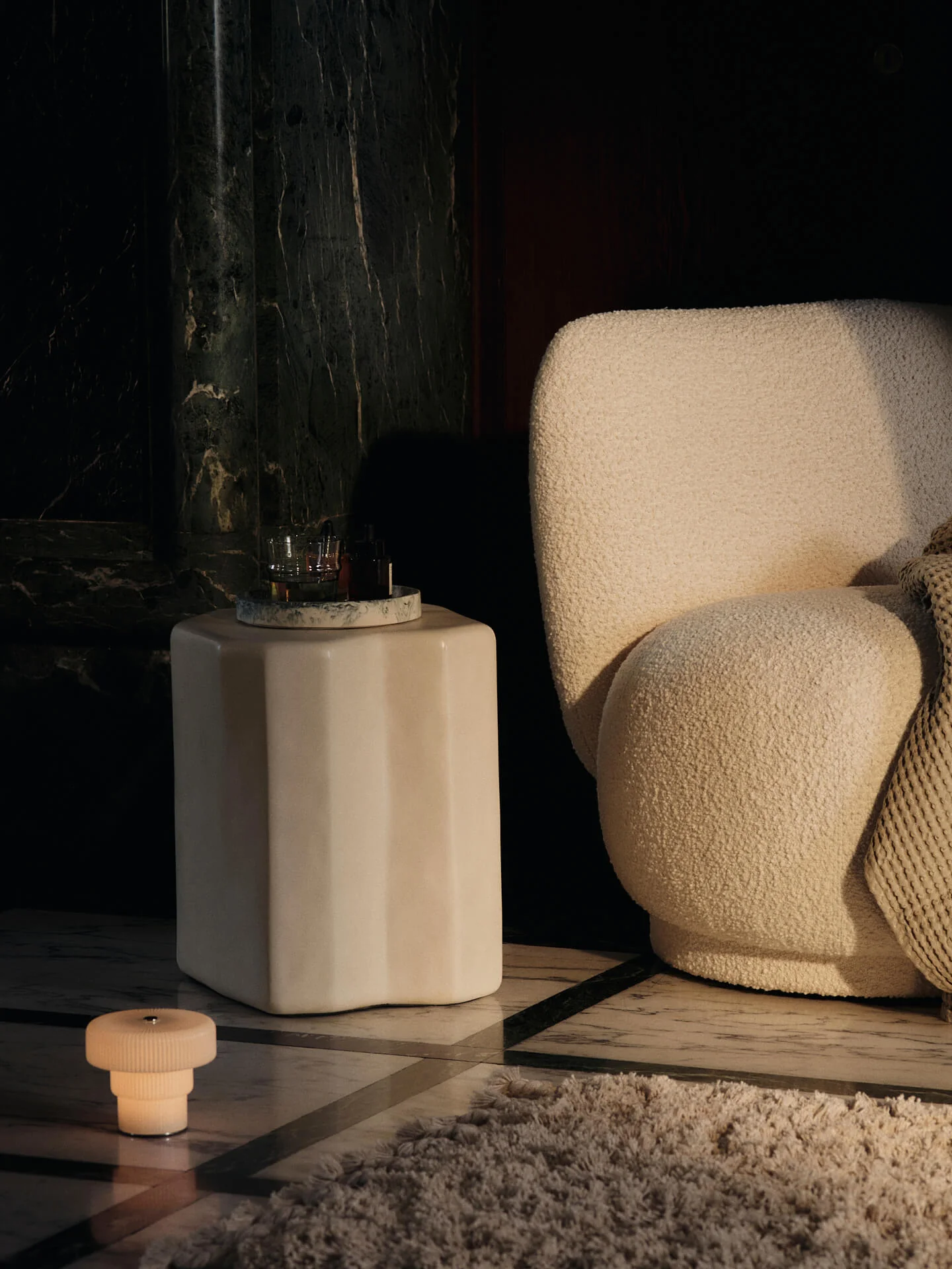 Staffa Stool - Ivory - Image 2