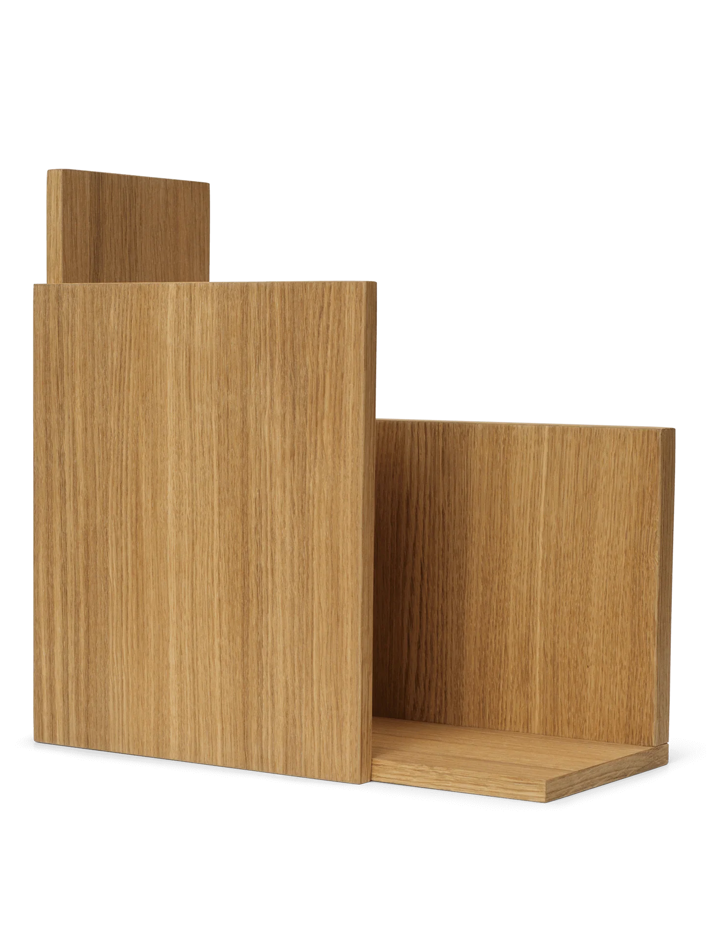 Stagger Shelf - Square - Oiled Oak - Image 3