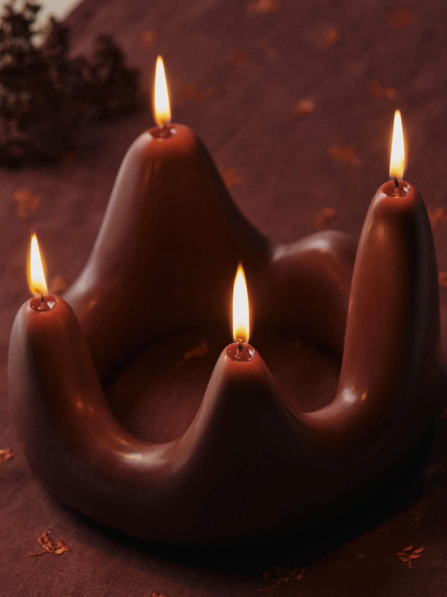 Stala Candle Ring - Dark Grape - Image 2