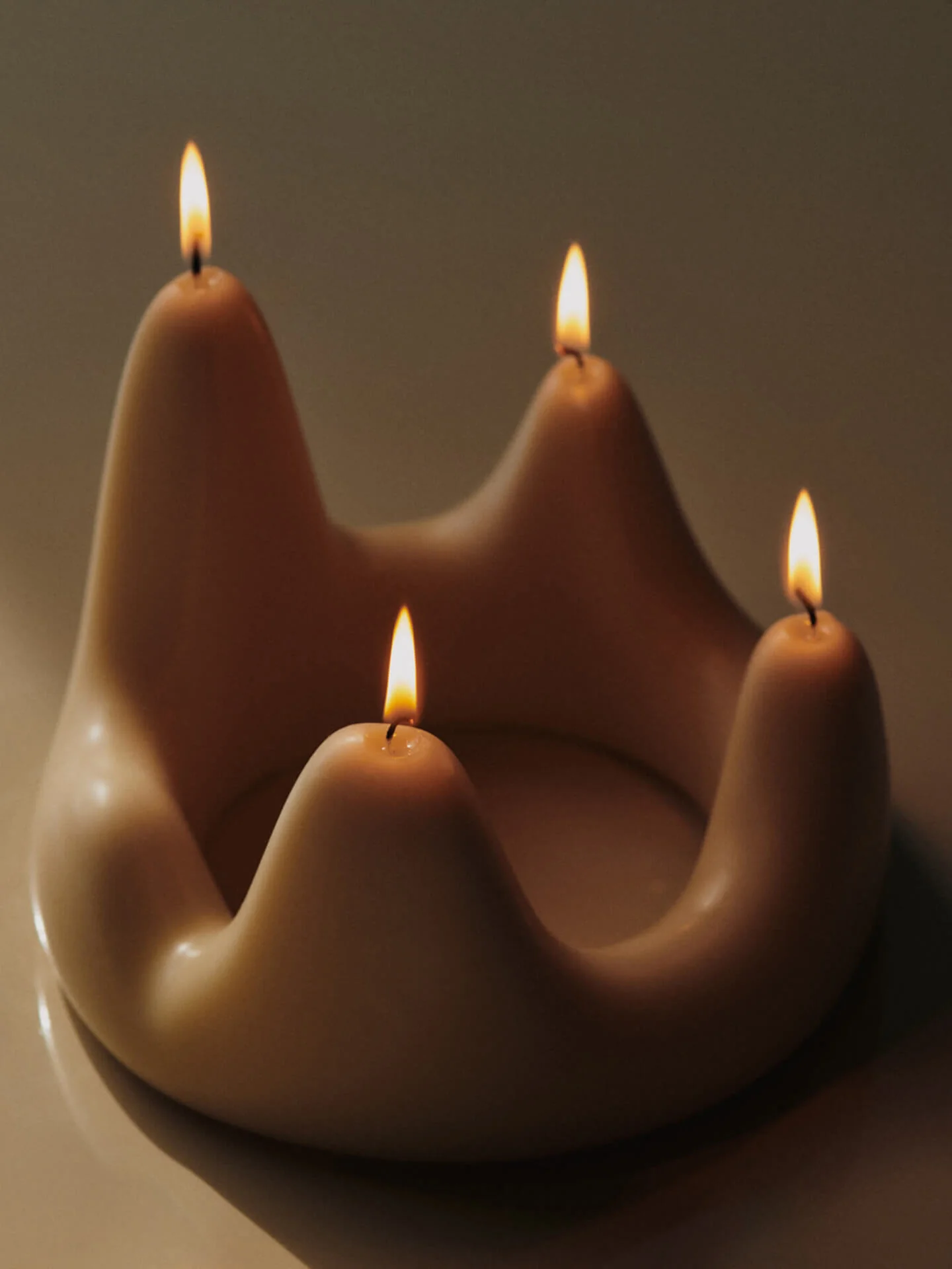 Stala Candle Ring - Sand - Image 2