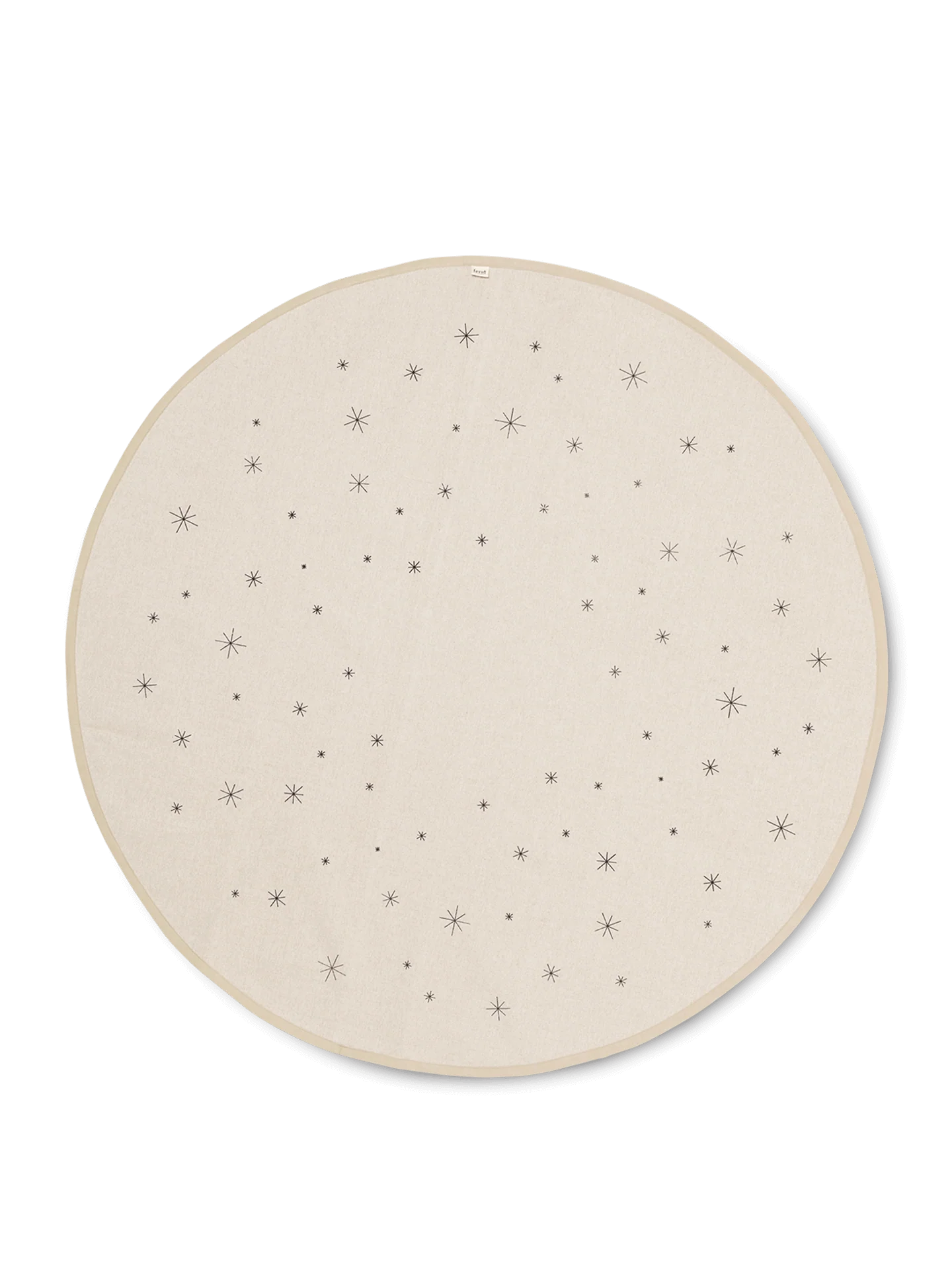 Star Christmas Tree Blanket - Sand/Black