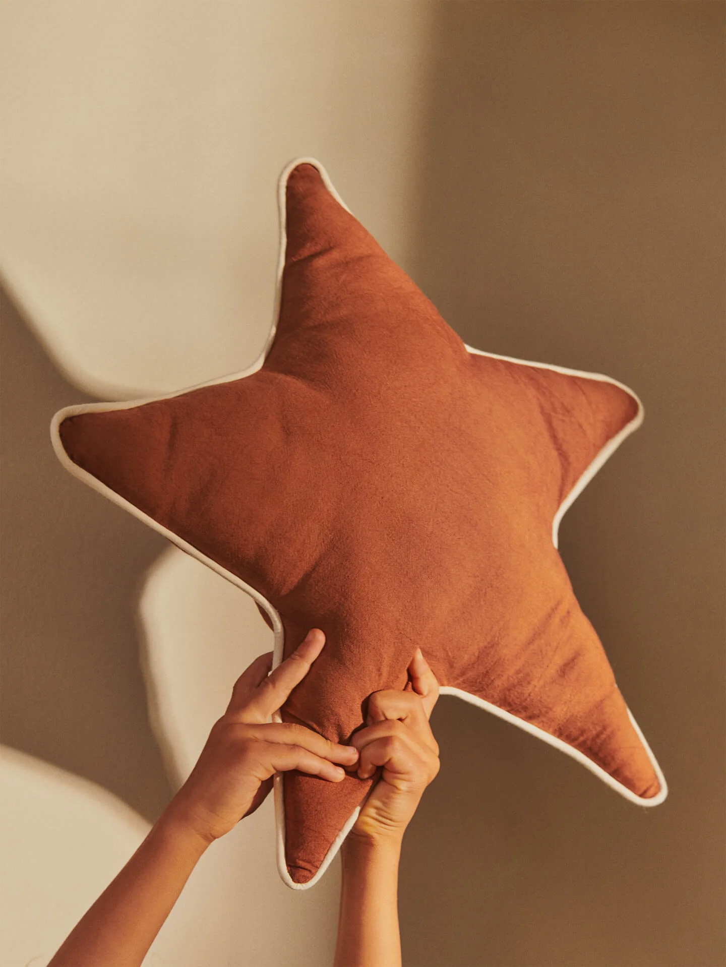 Star Cushion - Brown Clay - Image 2