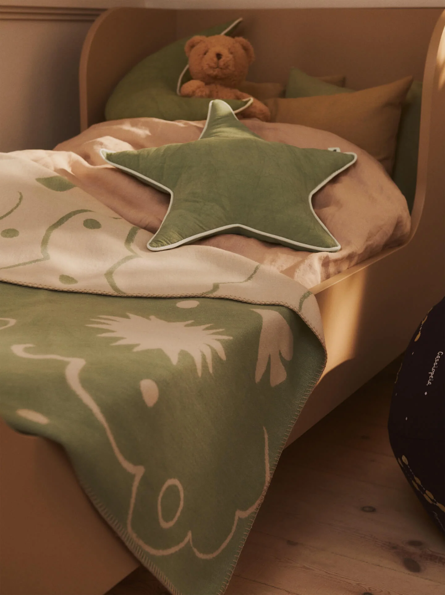 Star Cushion - Tea Green - Image 2