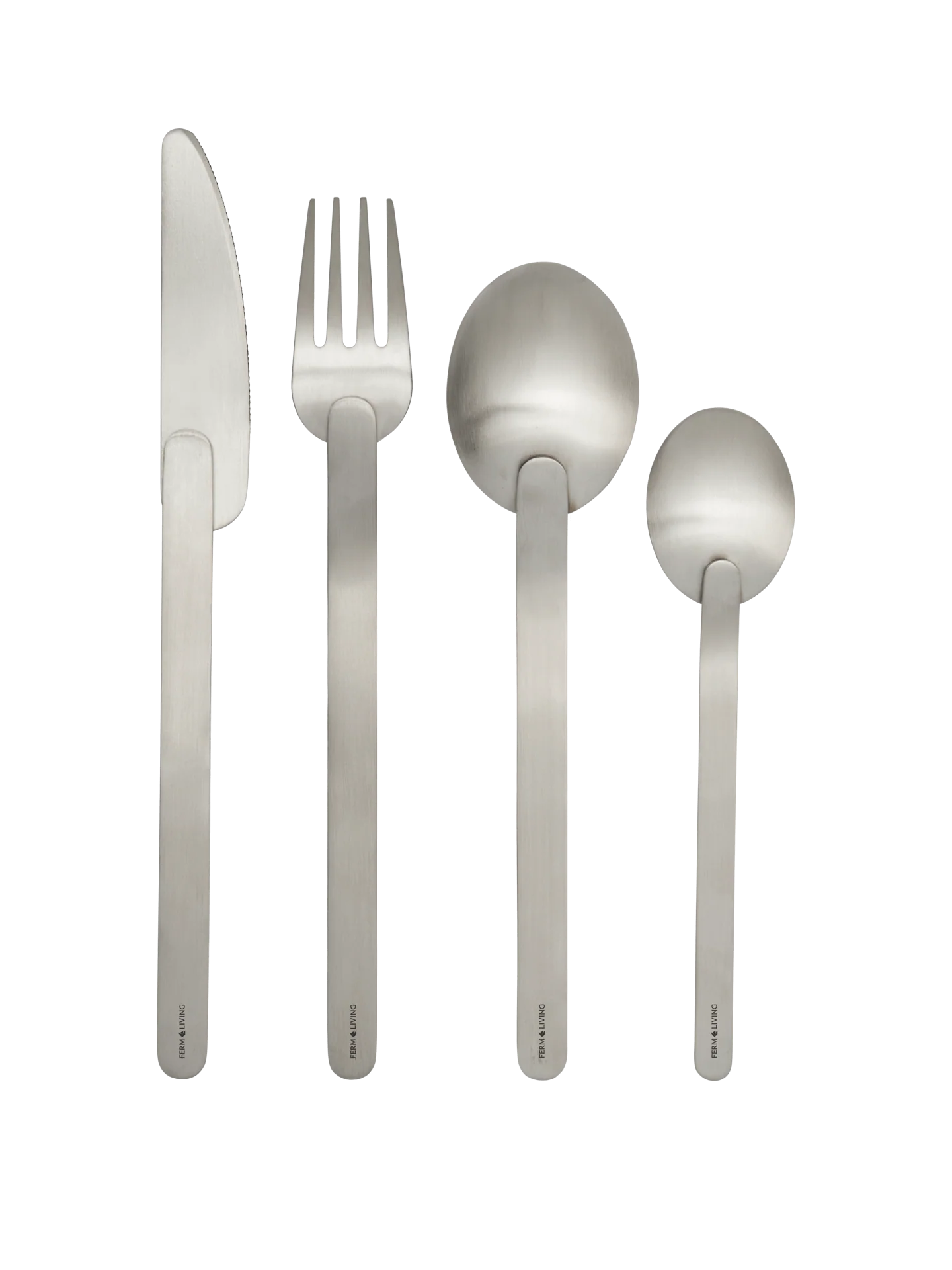 Stelo Cutlery - Set of 4 - Brushed Stainless Steel - Image 9