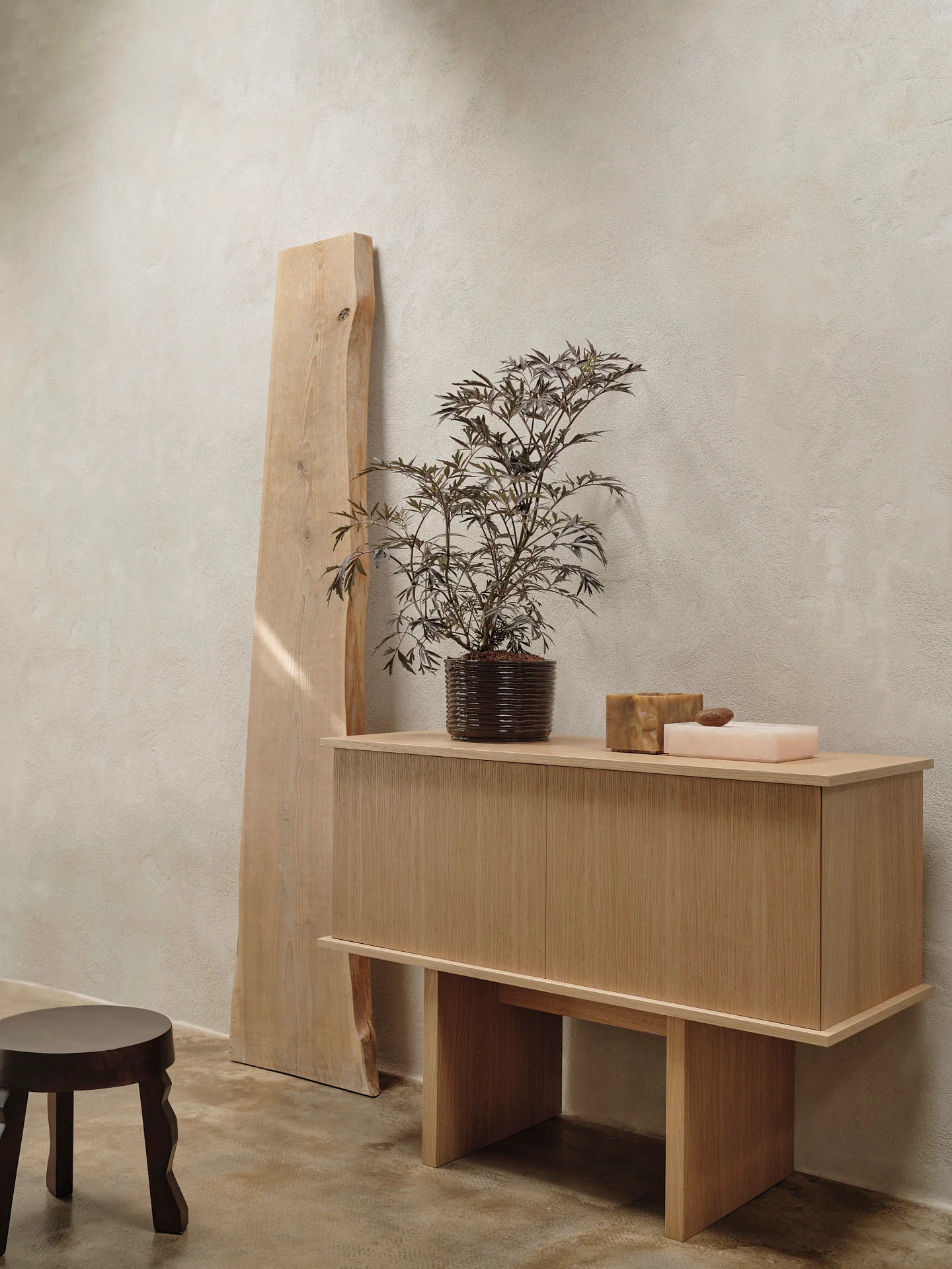 Stilt Sideboard - Single - Natural Oak - Image 2