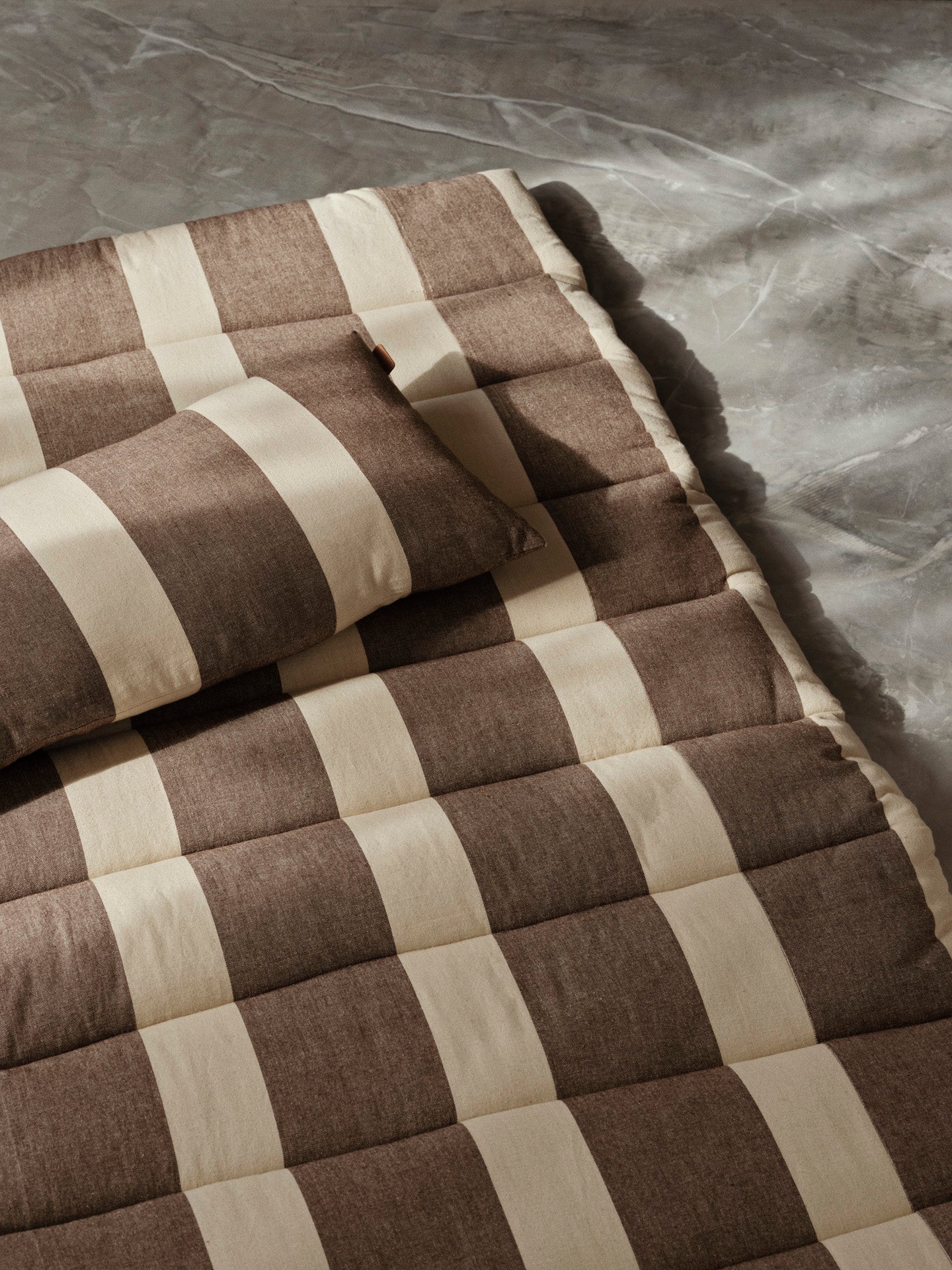 Strand Cushion - Carob Brown/Parchment - Image 2