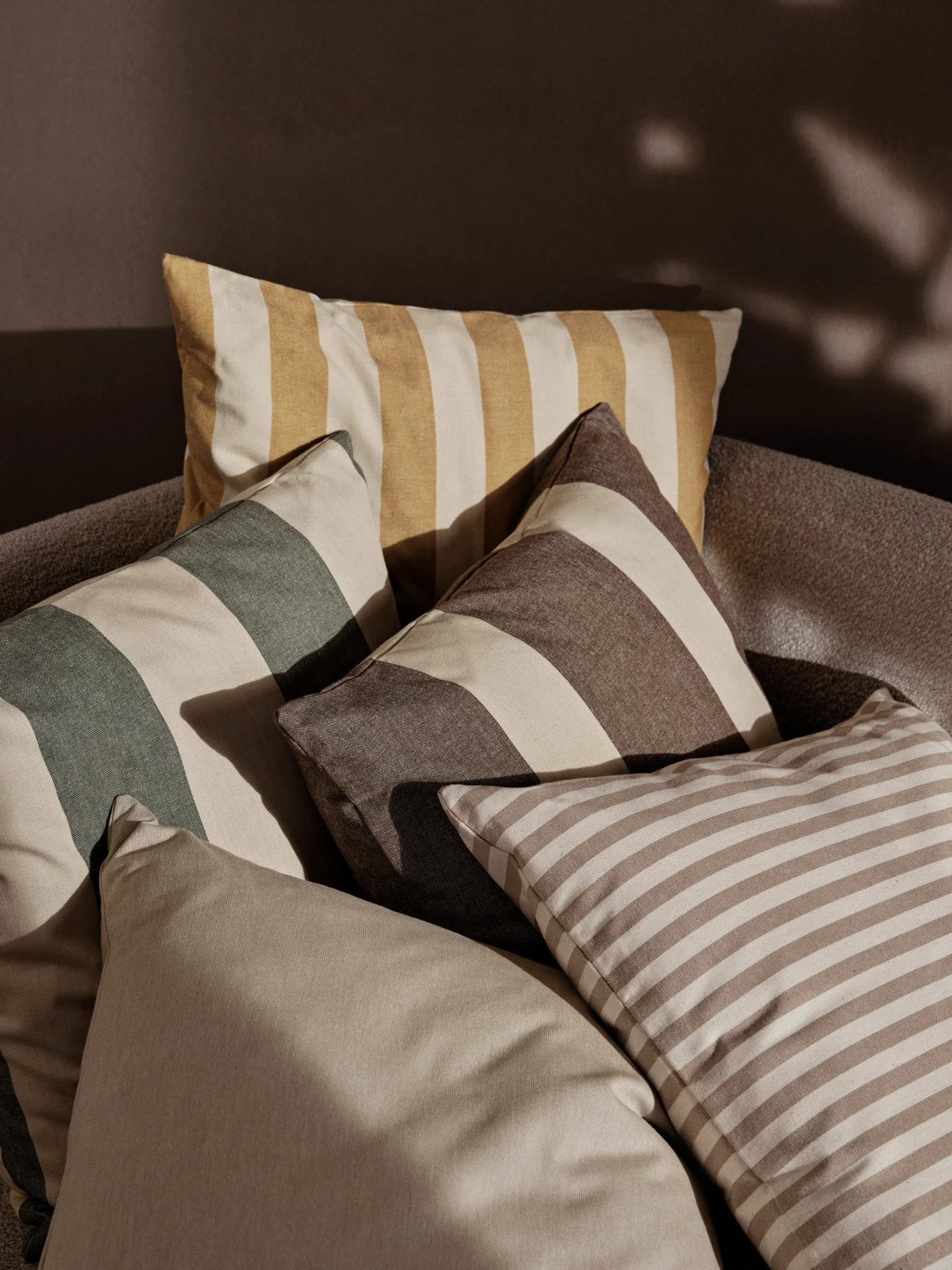 Strand Outdoor Cushion - Sand/Off-White - Image 3