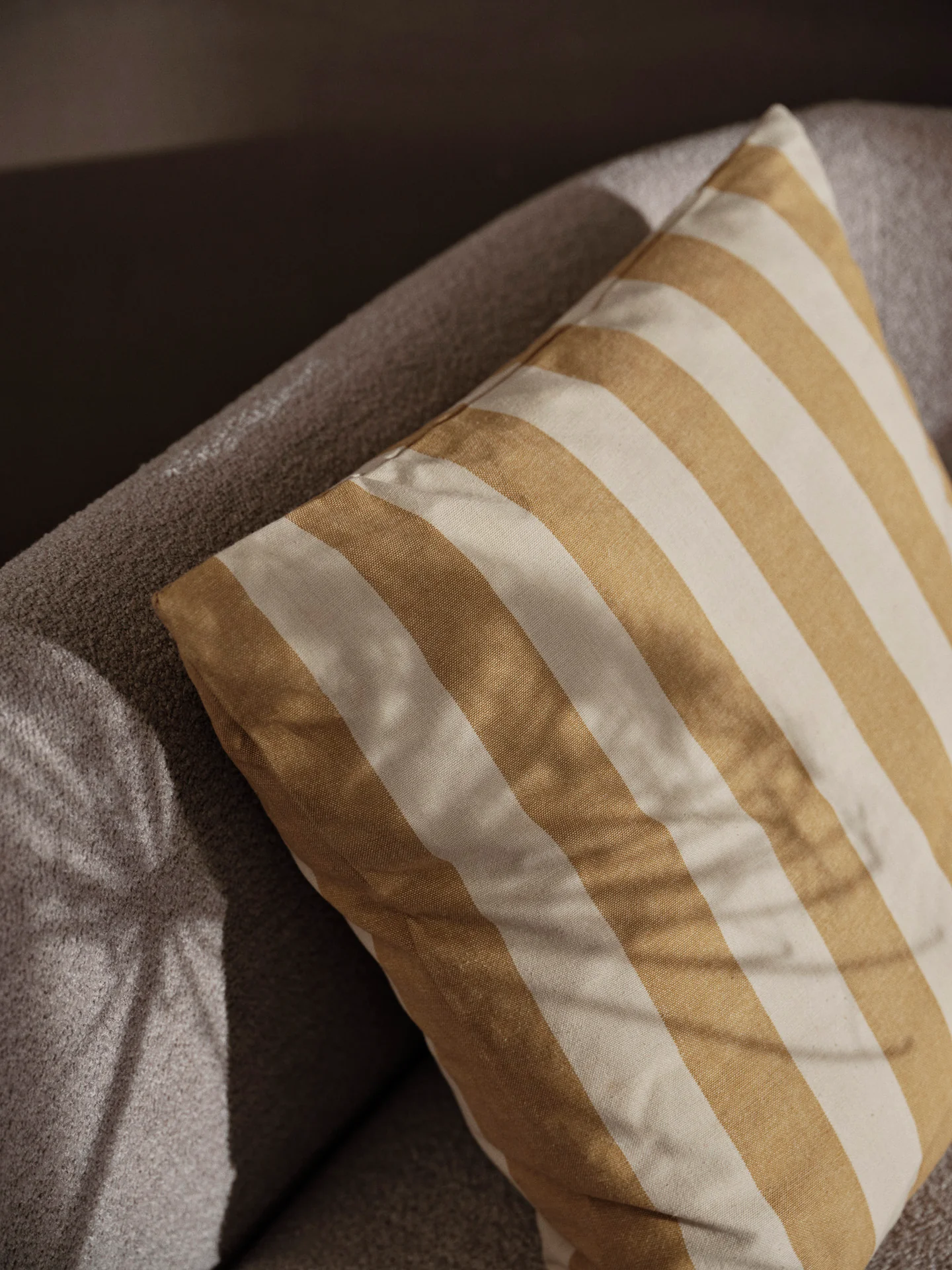 Strand Outdoor Cushion - Warm Yellow/Parchment - Image 2