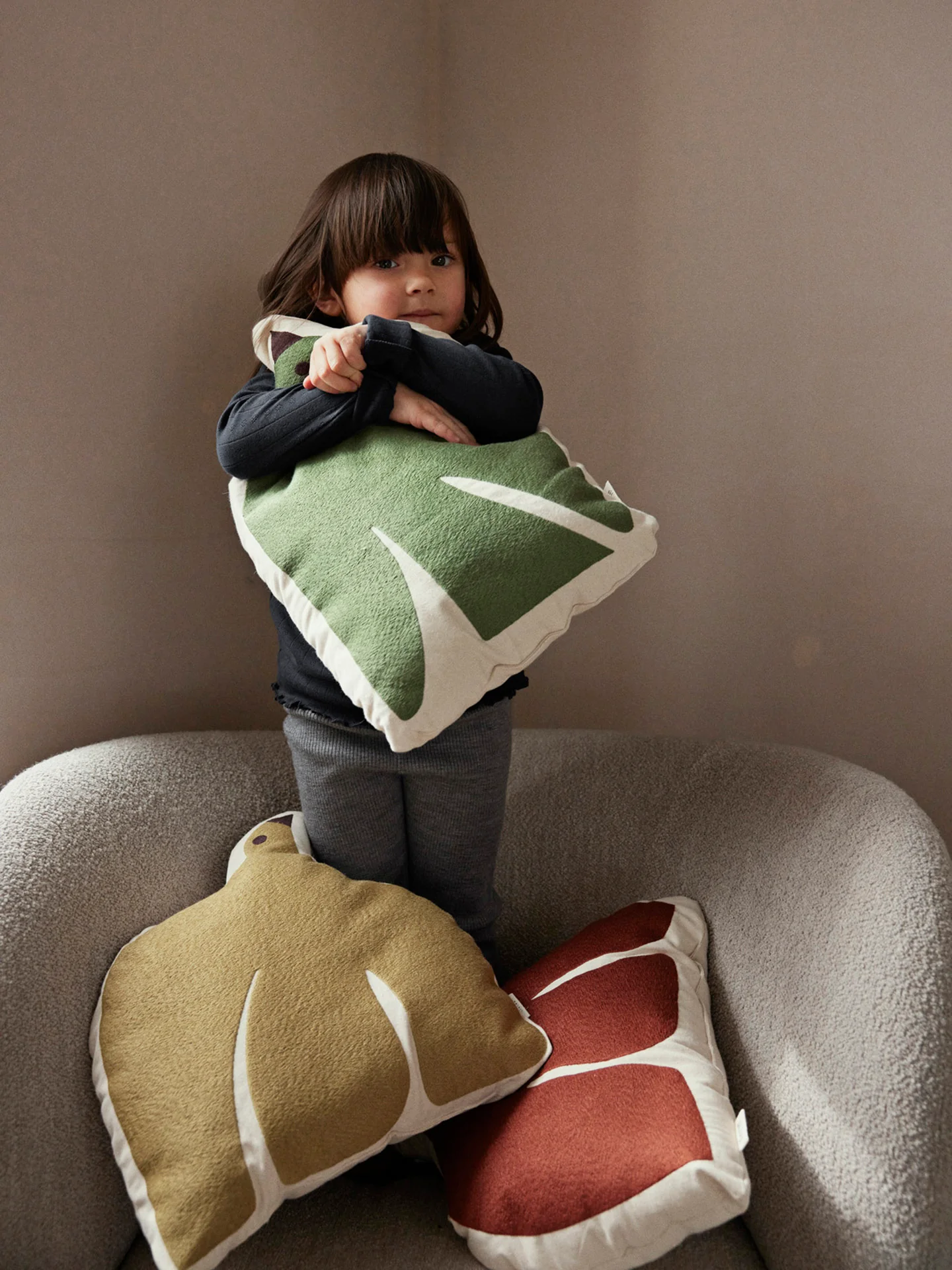Swif Bird Cushion - Avocado Green - Image 3