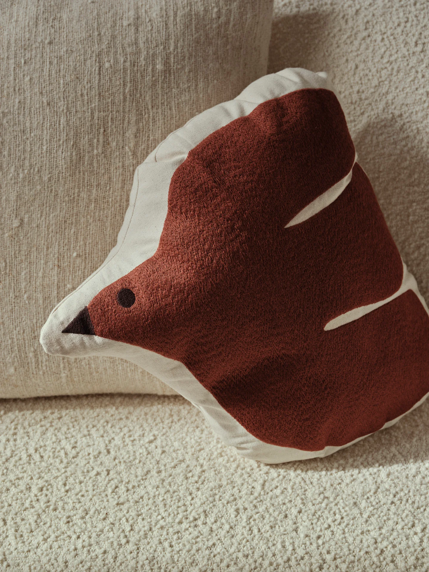 Swif Bird Cushion - Baked Clay - Image 2