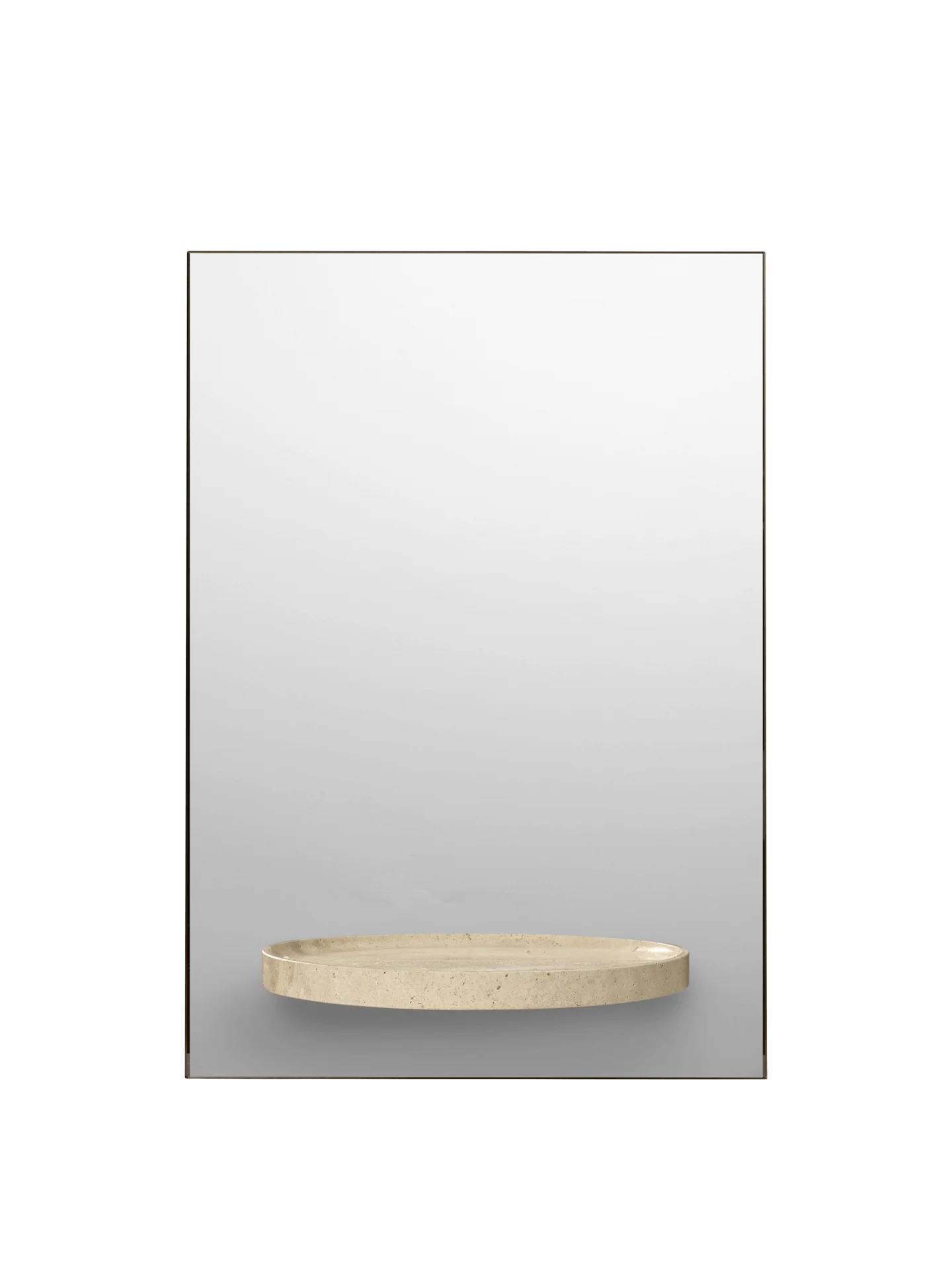 Symmetry Mirror - Travertine