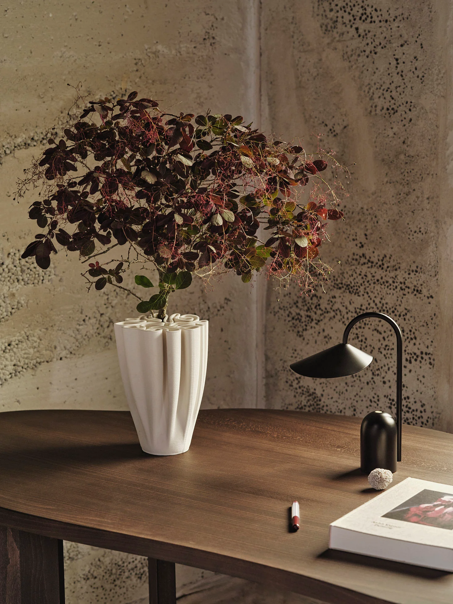 Tarn Desk - Dark Stained Beech - Image 3