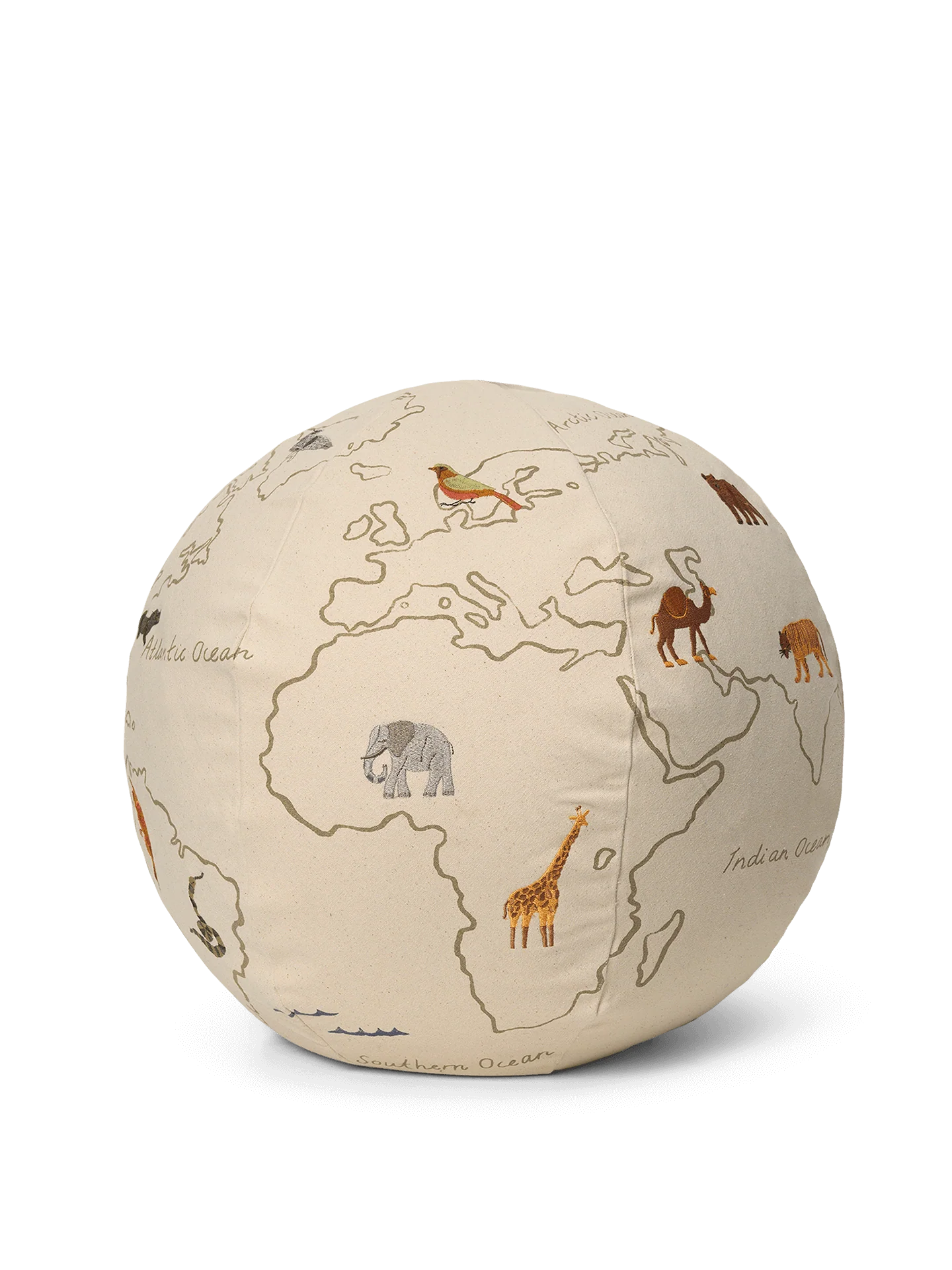 The World Pouf - Off-white