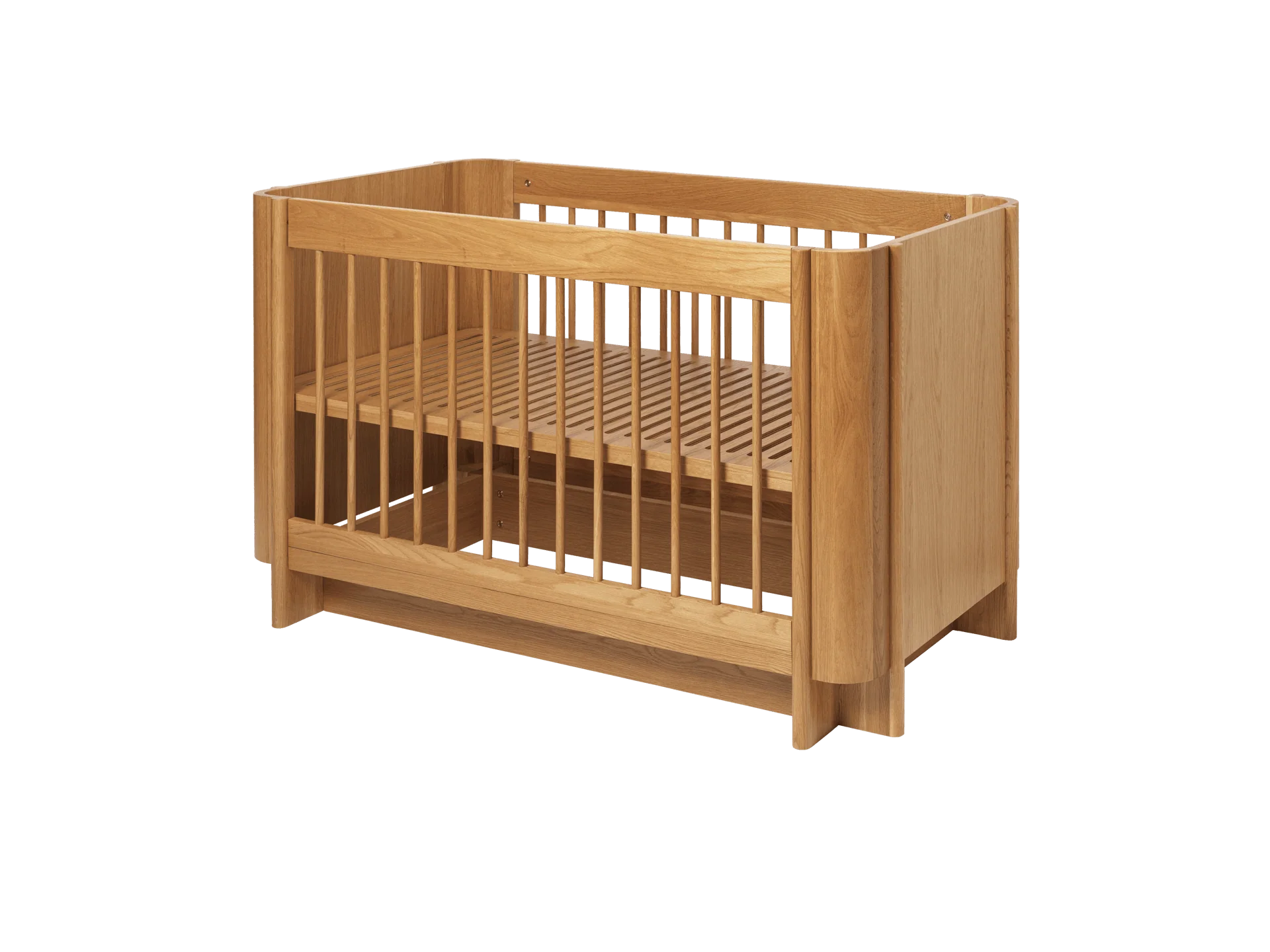 Tilu Baby Cot - Natural Oak - Image 10