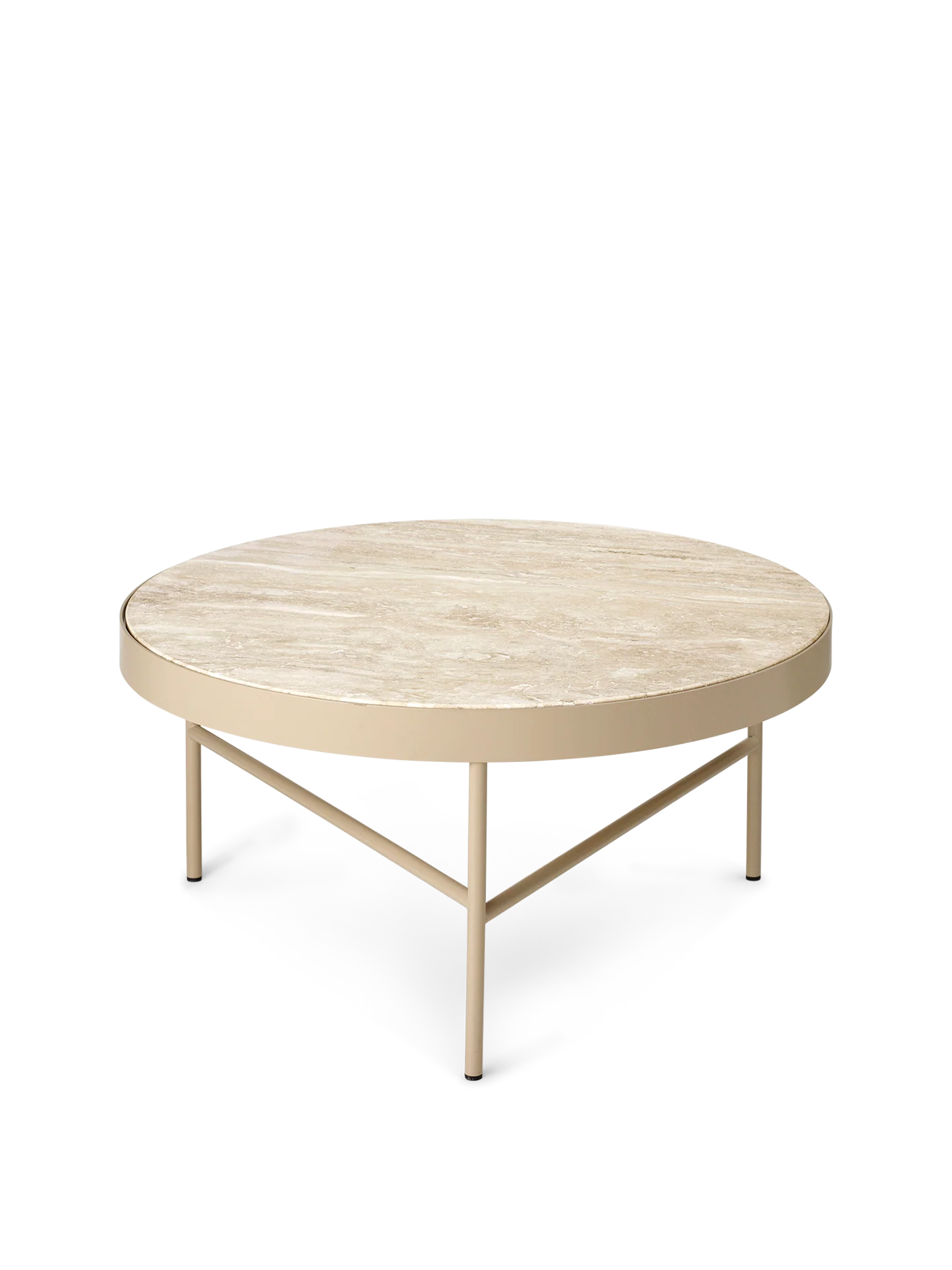 Travertine Table - Large - Cashmere