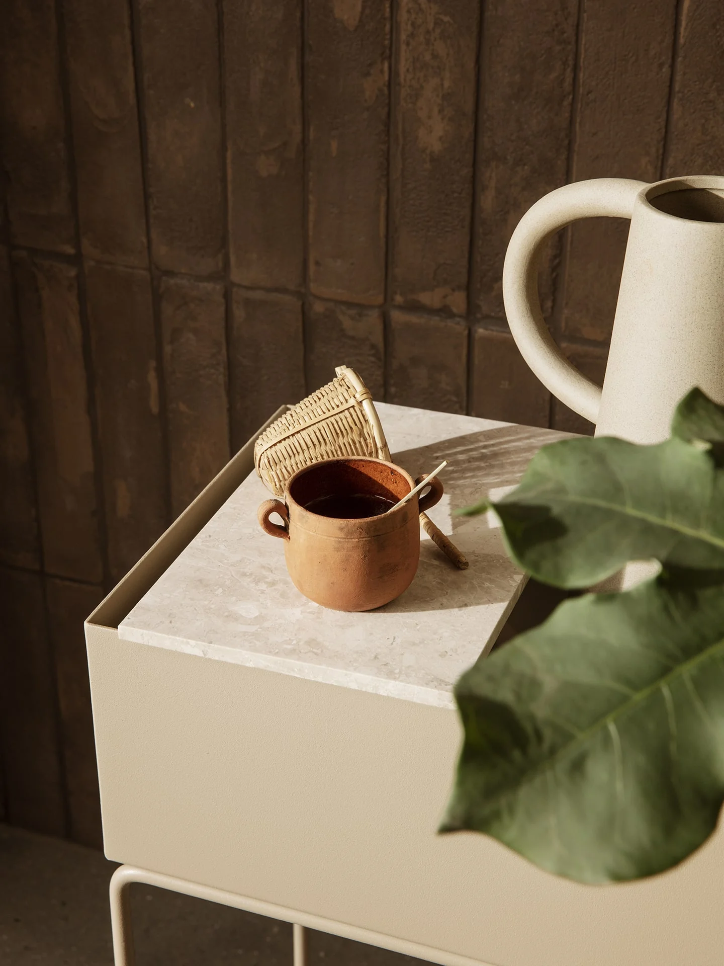 Tray for Plant Box - Marble - Beige - Image 2