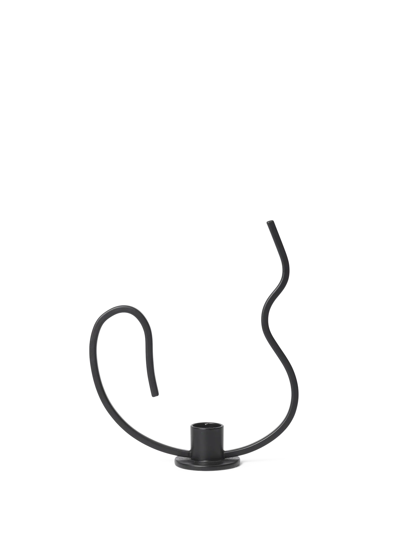Valse Candle Holder - Low - Black - Image 4