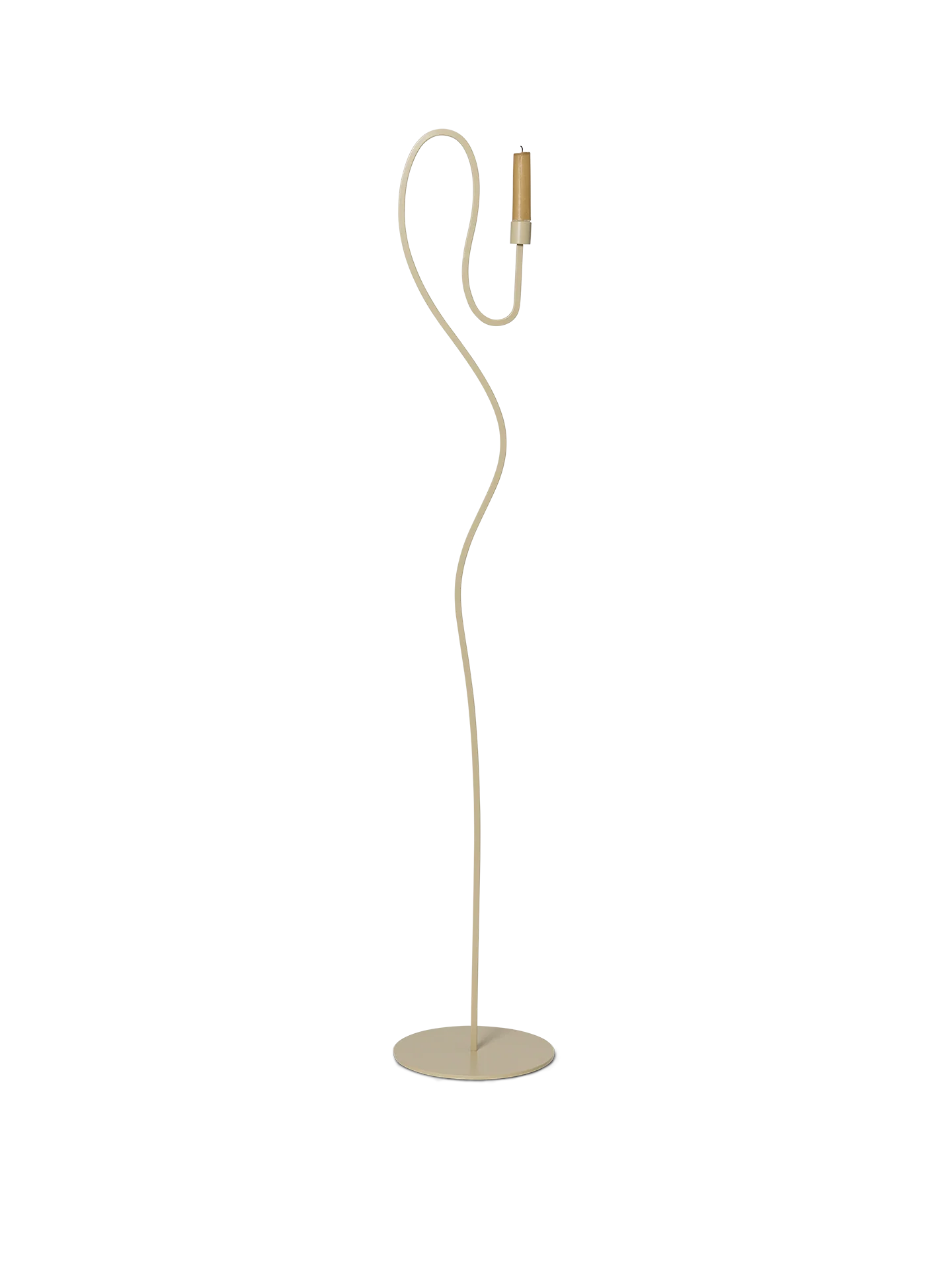 Valse Floor Candle Holder - Cashmere