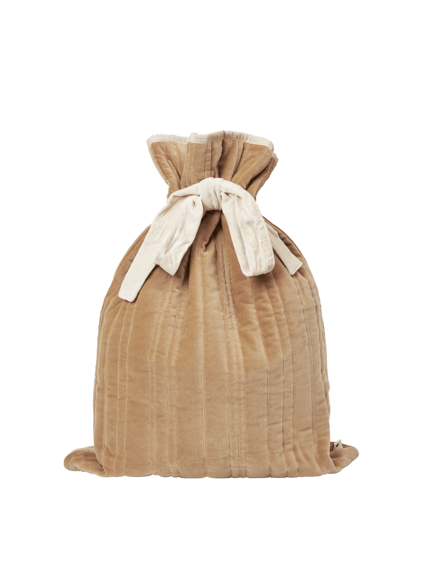 Vari Quilted Sack - Velvet - Tan