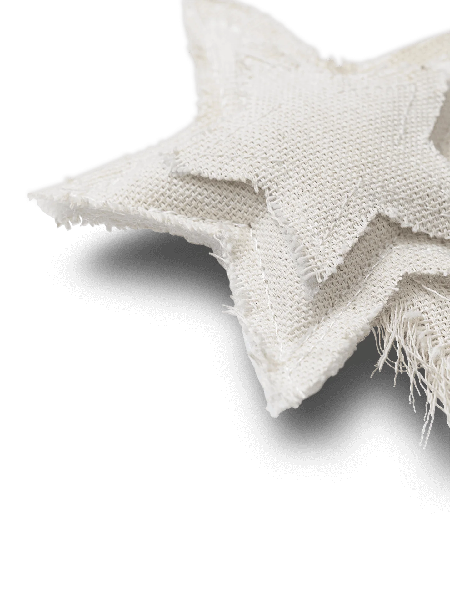 Vela Star Ornaments - Set of 4 - Natural - Image 3