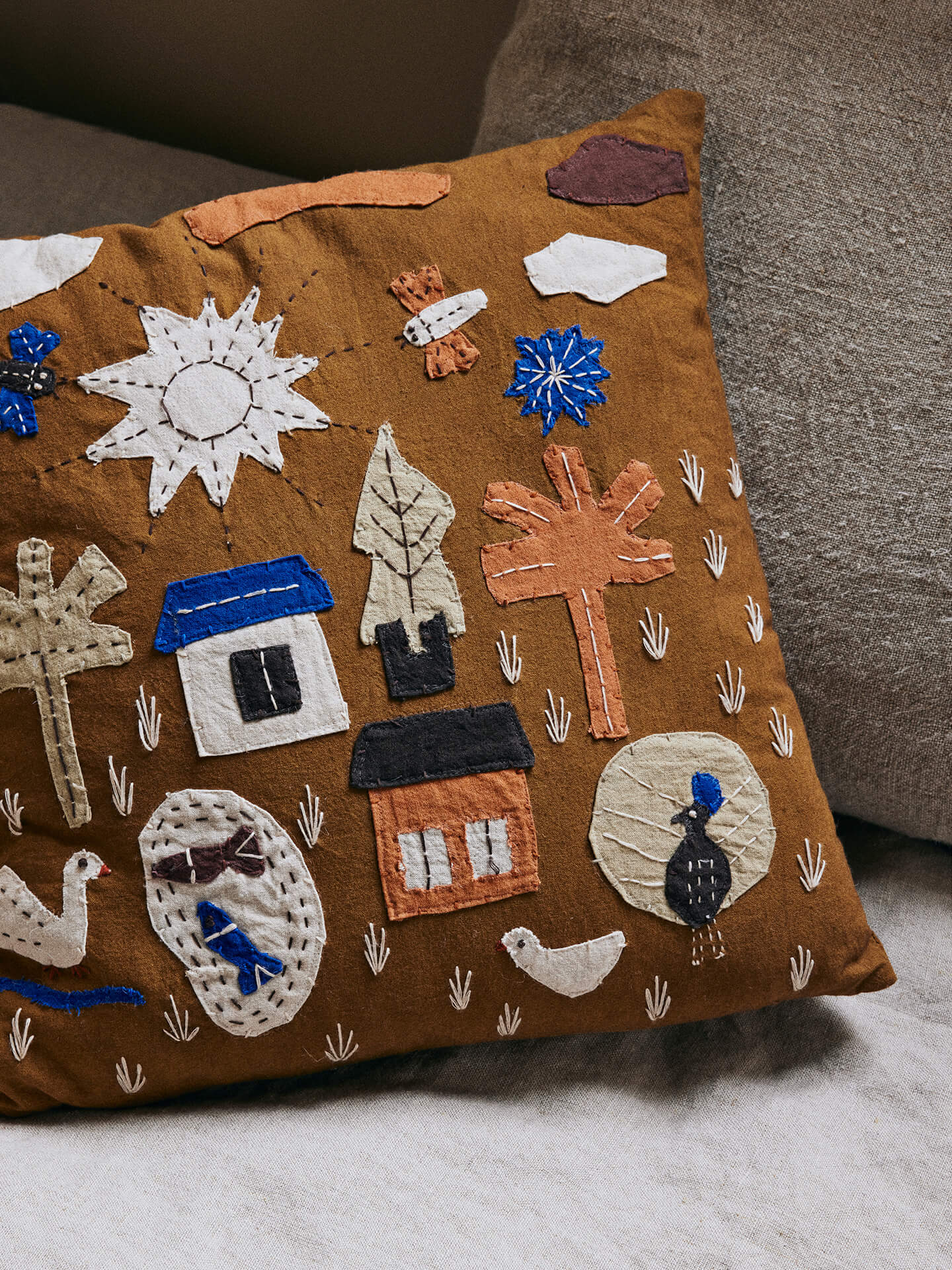 Village Cushion - Sugar Kelp - Image 2