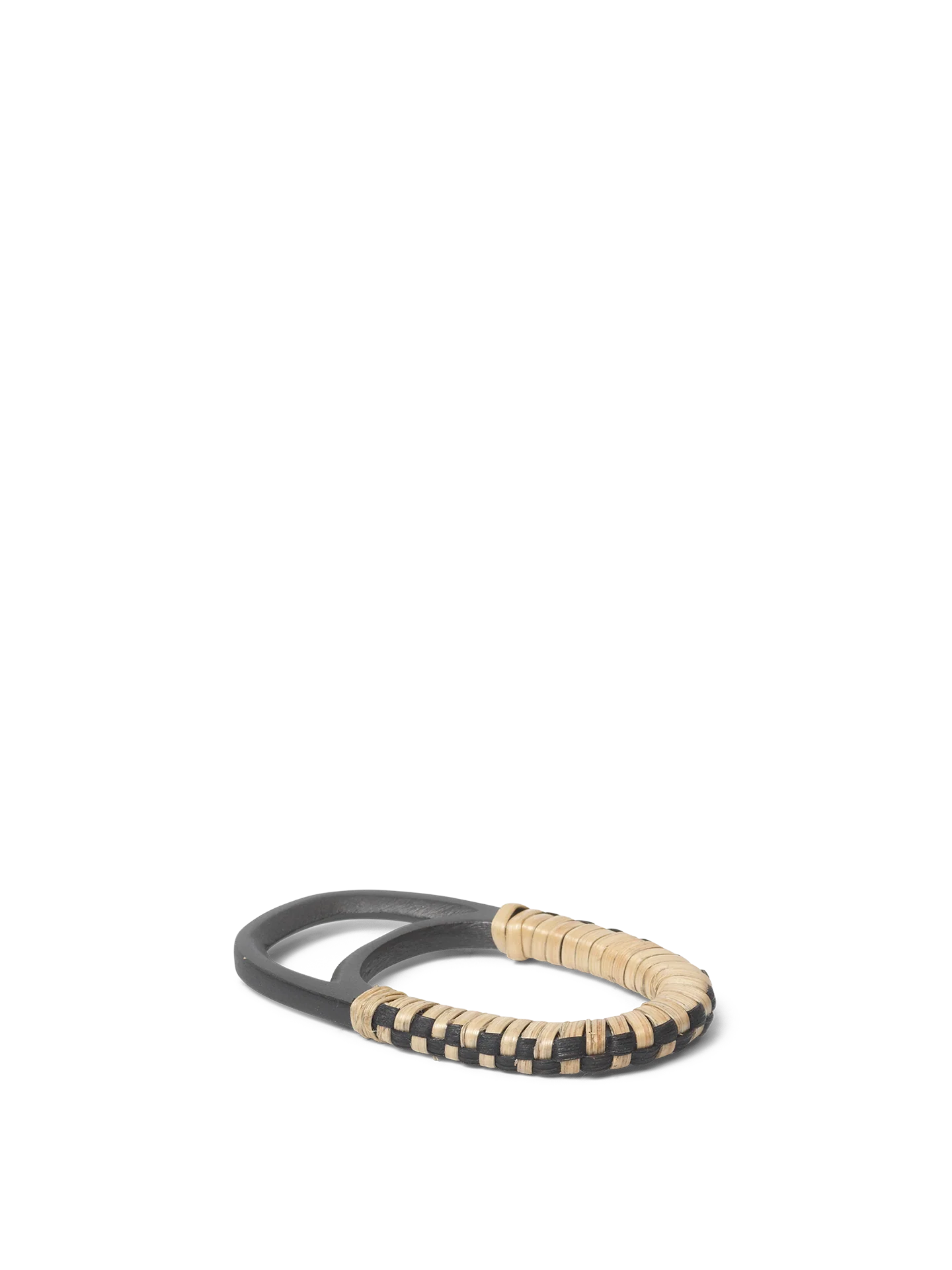 Weave Bottle Opener - Natural/Black Brass - Image 3