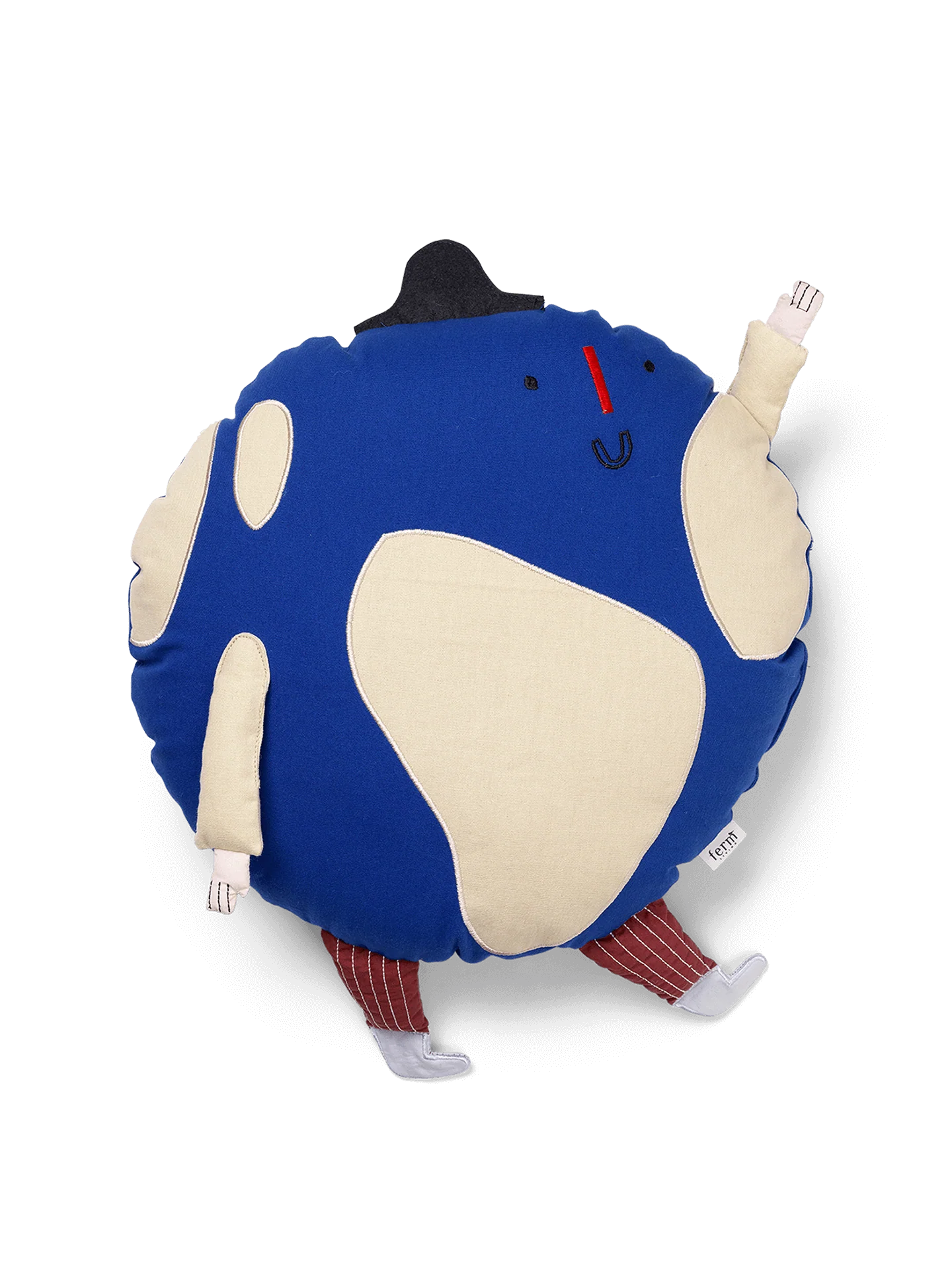 World Cushion - Bright Blue